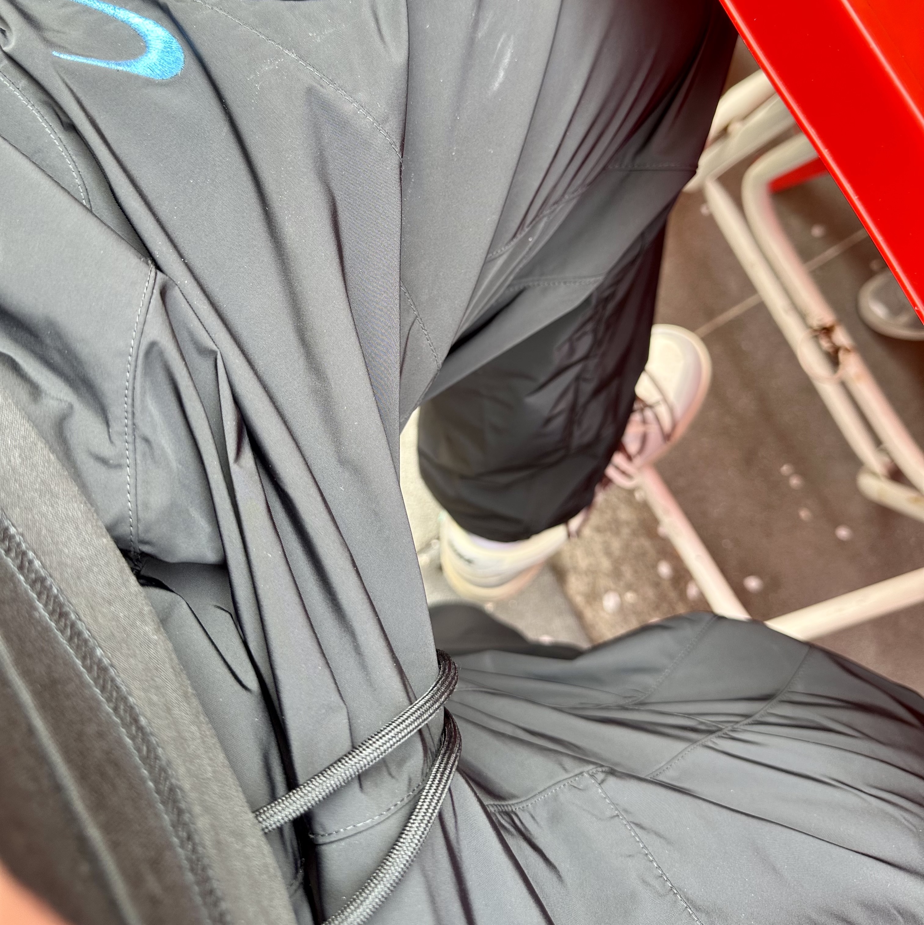 Nike x Off-White NRG Track Suit Black - Asia, Nike x Off-White NRG Track Pants Black - Asia 착용 스타일 - 1