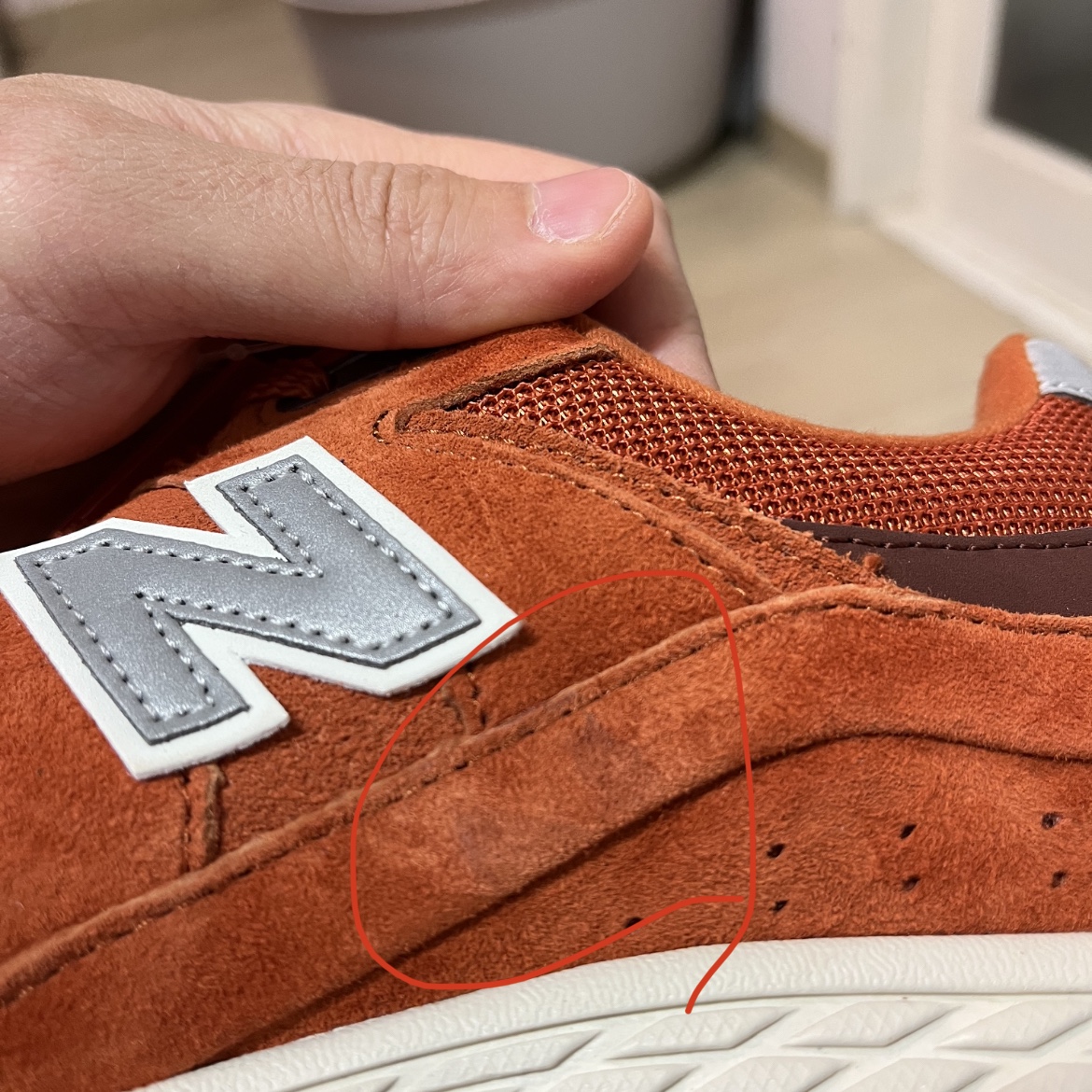 New Balance 2002R Rust Oxide 착용 스타일 - 3
