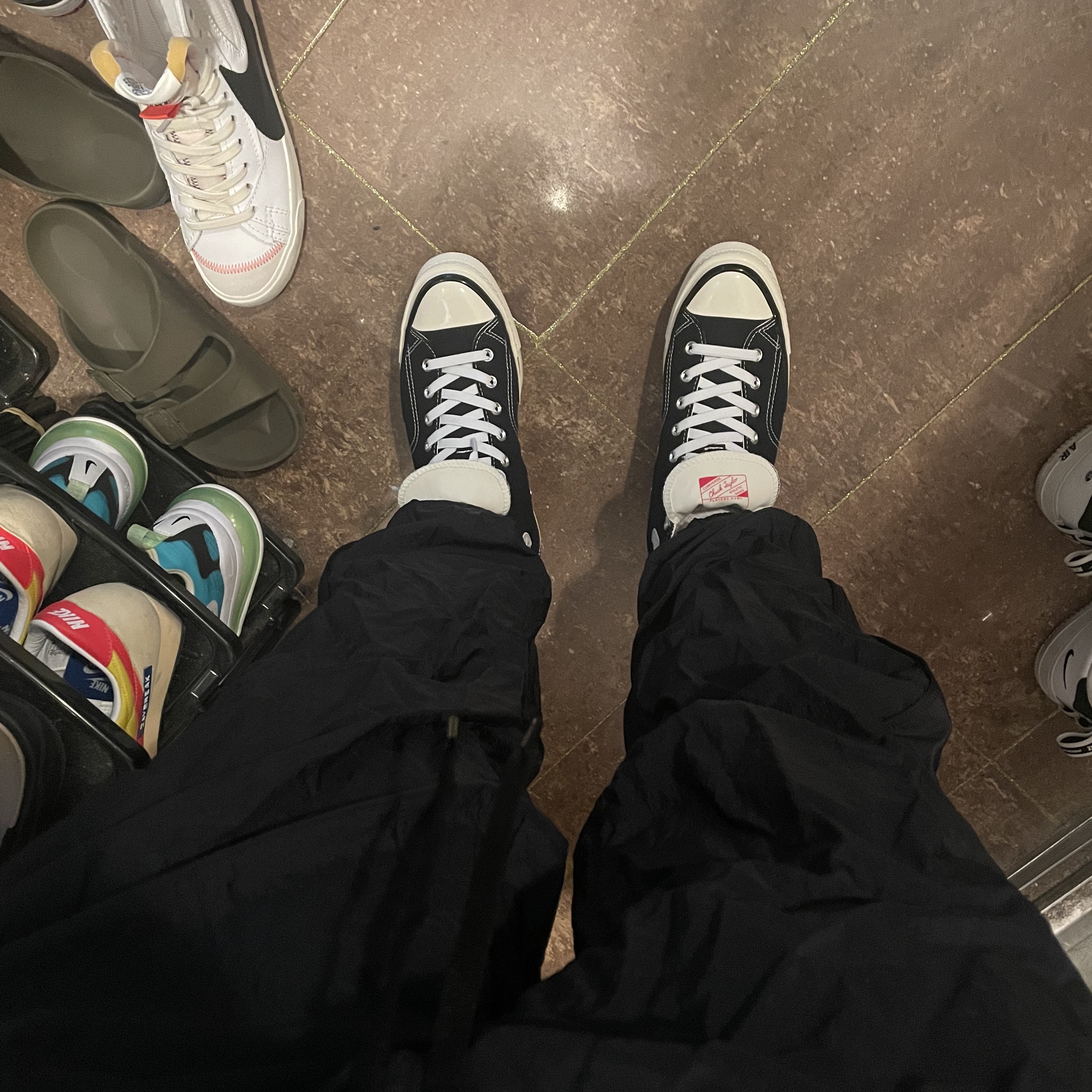 Converse Chuck 70 High Plus Black 착용 스타일 - 4