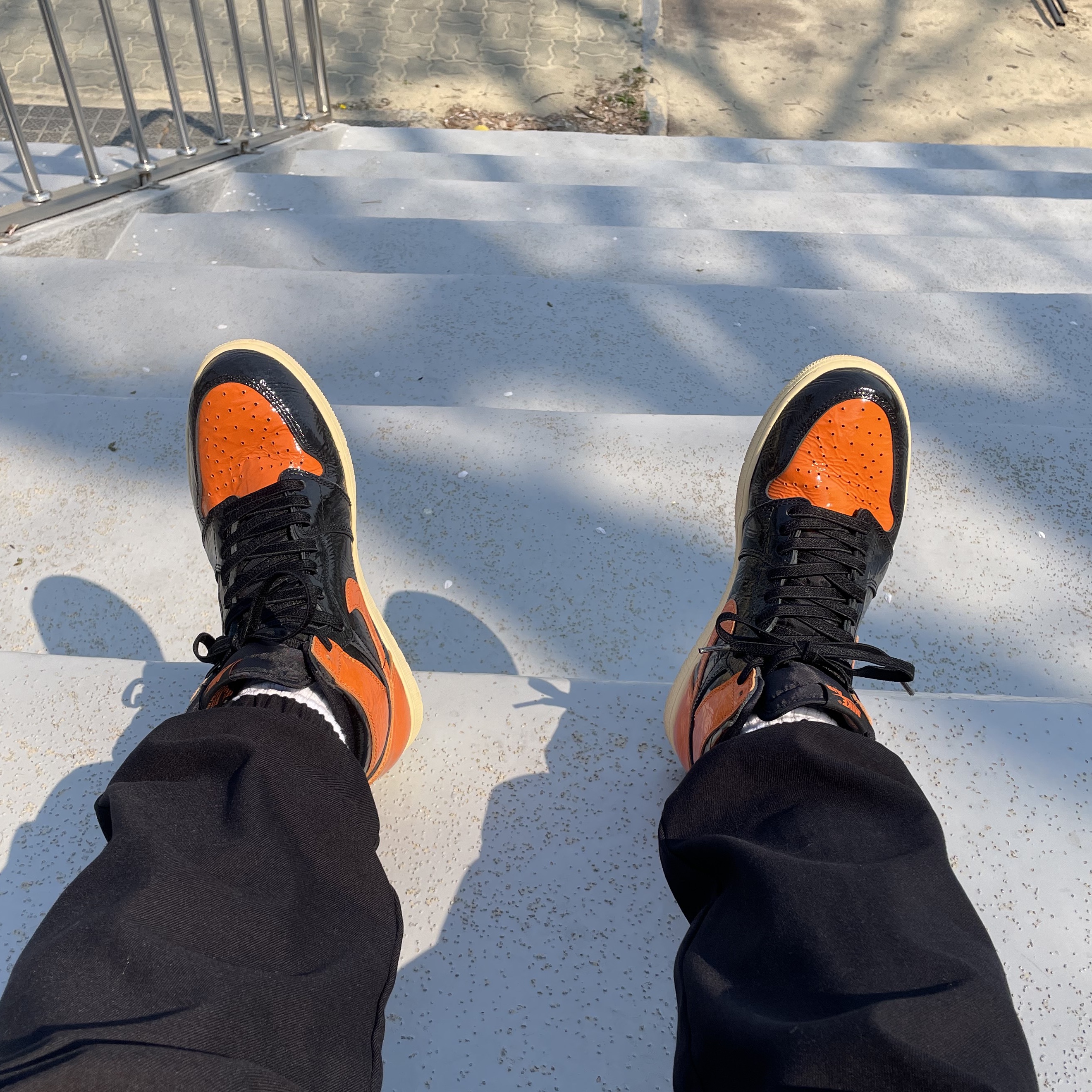 Jordan 1 Retro High Shattered Backboard 3.0 착용 스타일