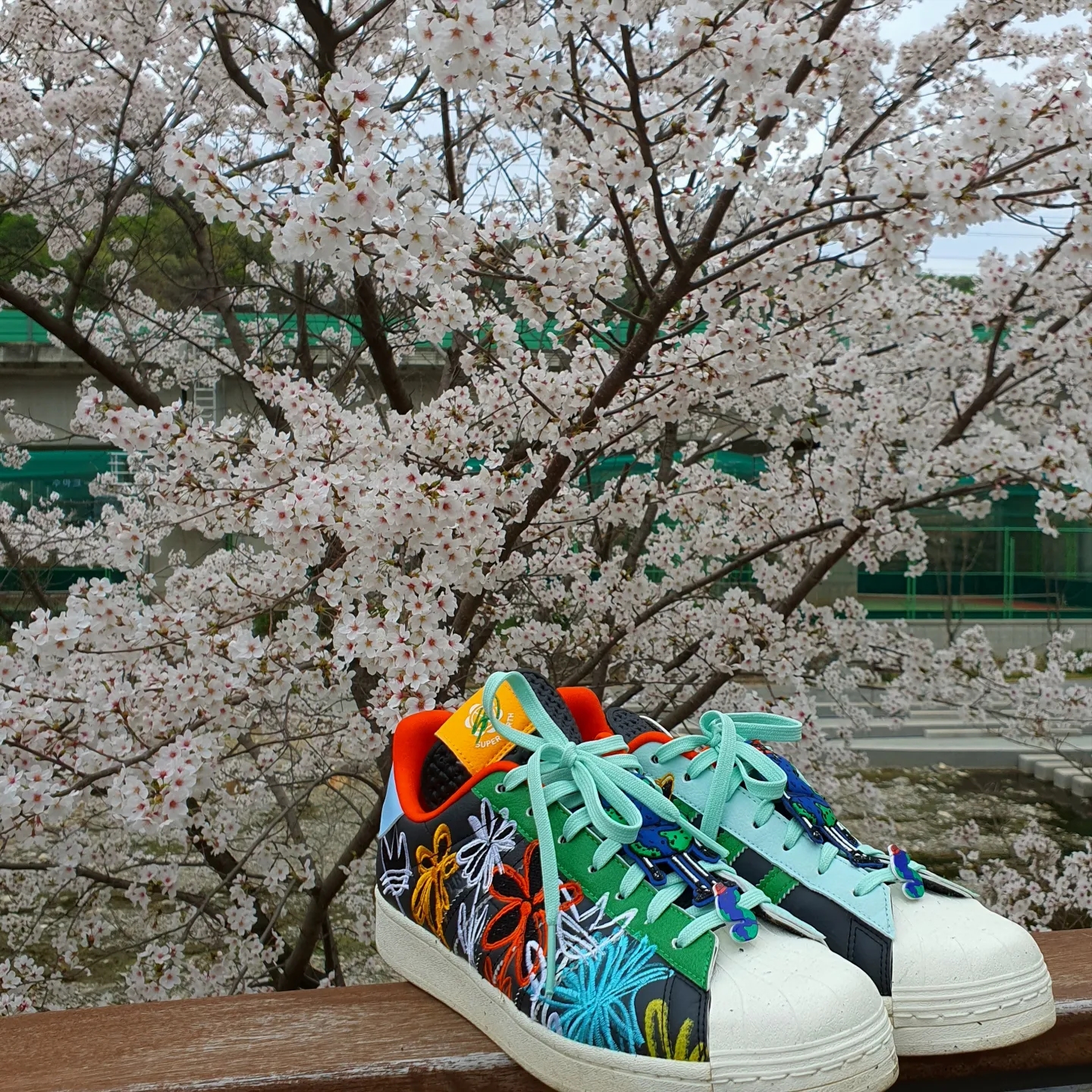 Adidas x Sean Wotherspoon Superstar Superearth Black 착용 스타일 - 2