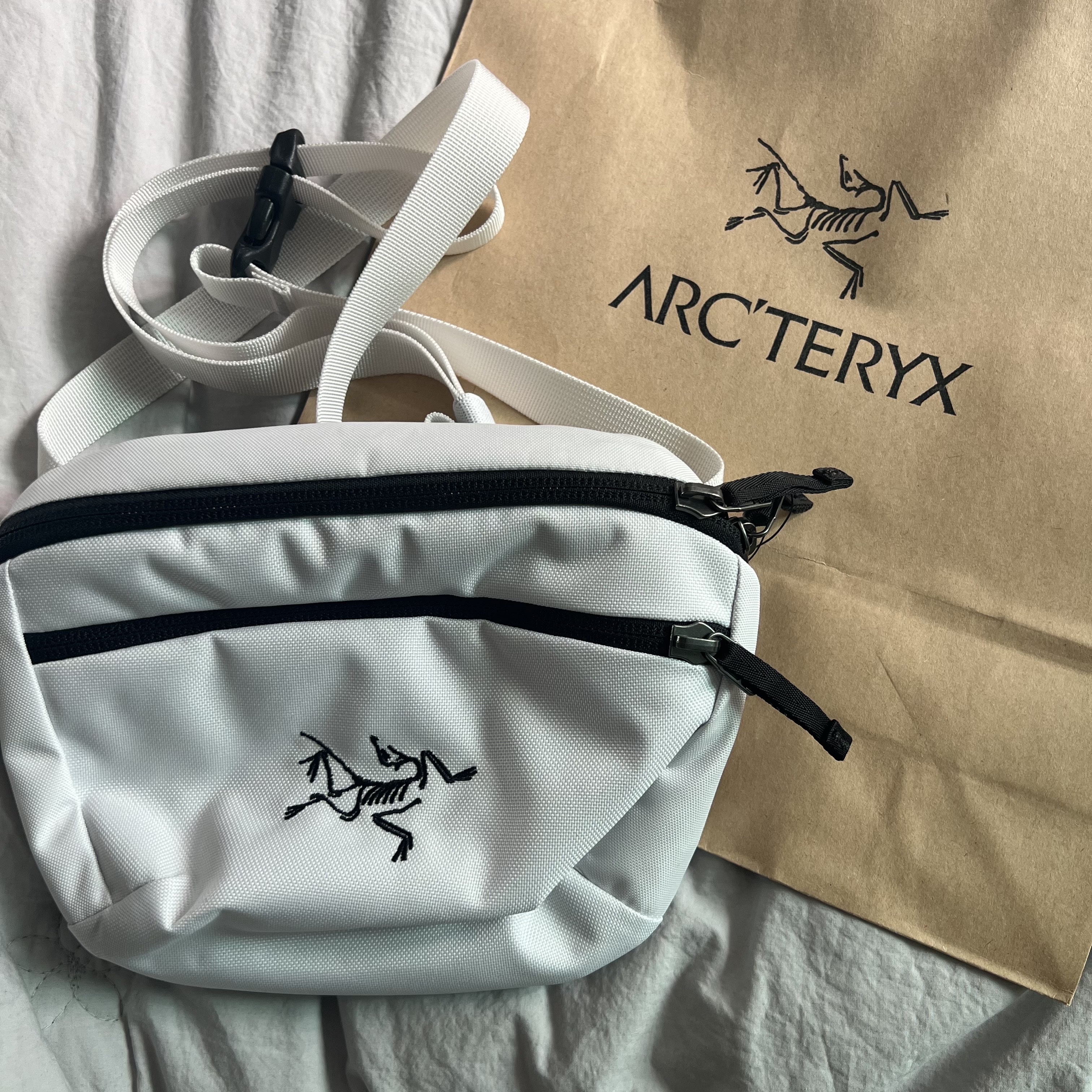 Arc'teryx Mantis 1 Waistpack Orca 착용 스타일