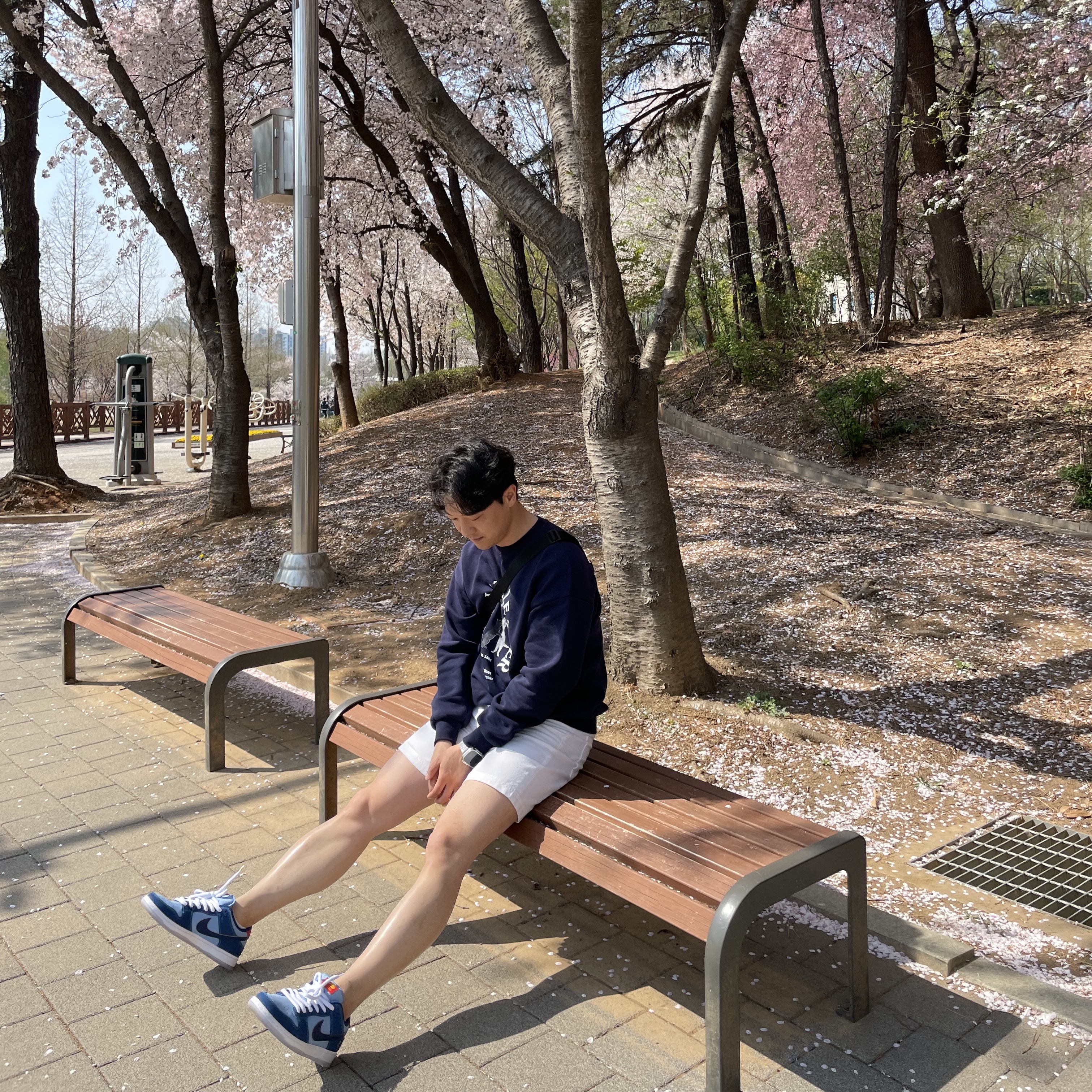 Nike x Why So Sad? SB Dunk Low Pro Coastal Blue 착용 스타일 - 1