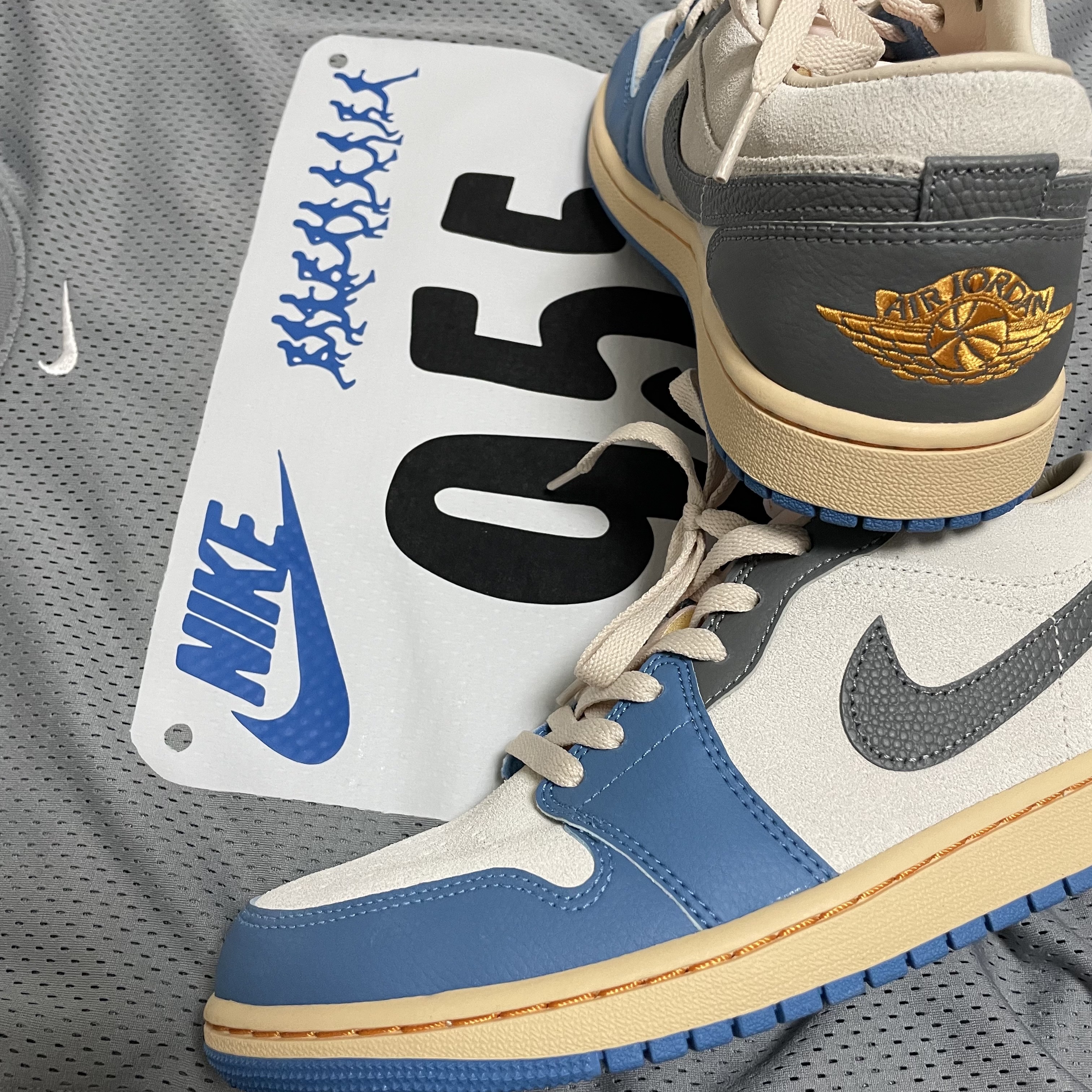 Jordan 1 Low SE Tokyo 96, Nike x Cactus Plant Flea Market L/S Jersey Grey - US/EU 착용 스타일