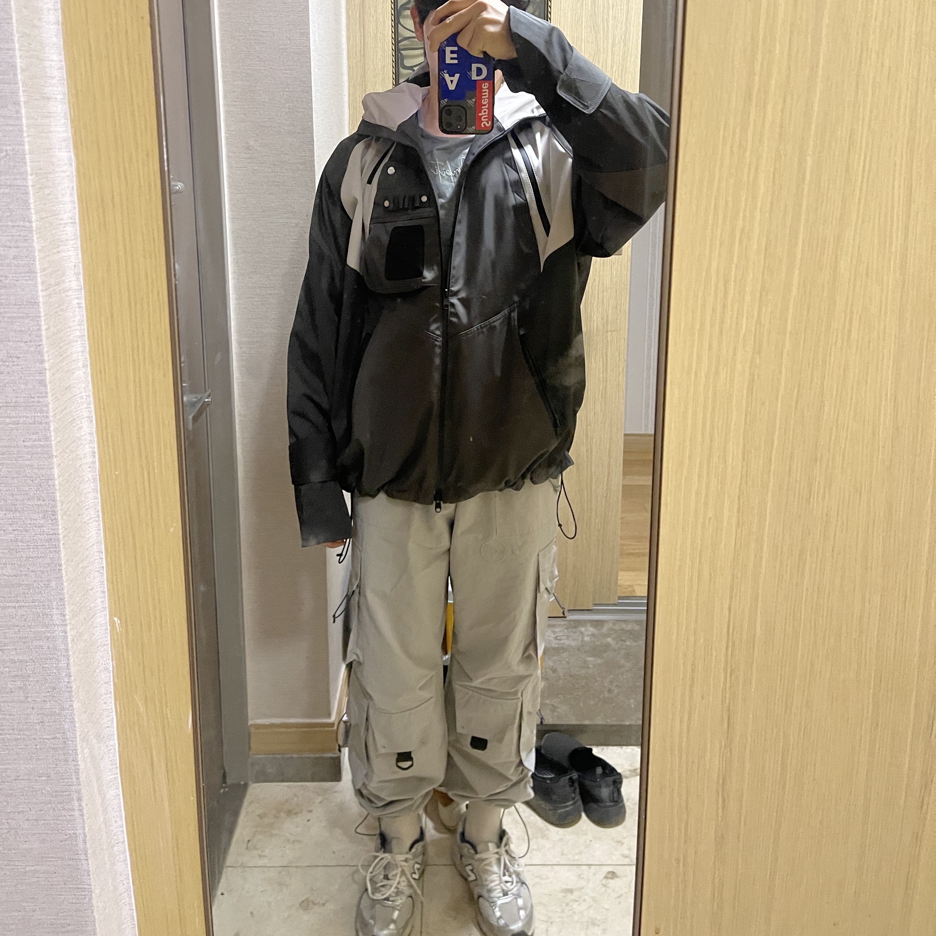 Undermycar Kame Multi Zip Turtle Shell Parka Driftwood - 22FW 착용 스타일