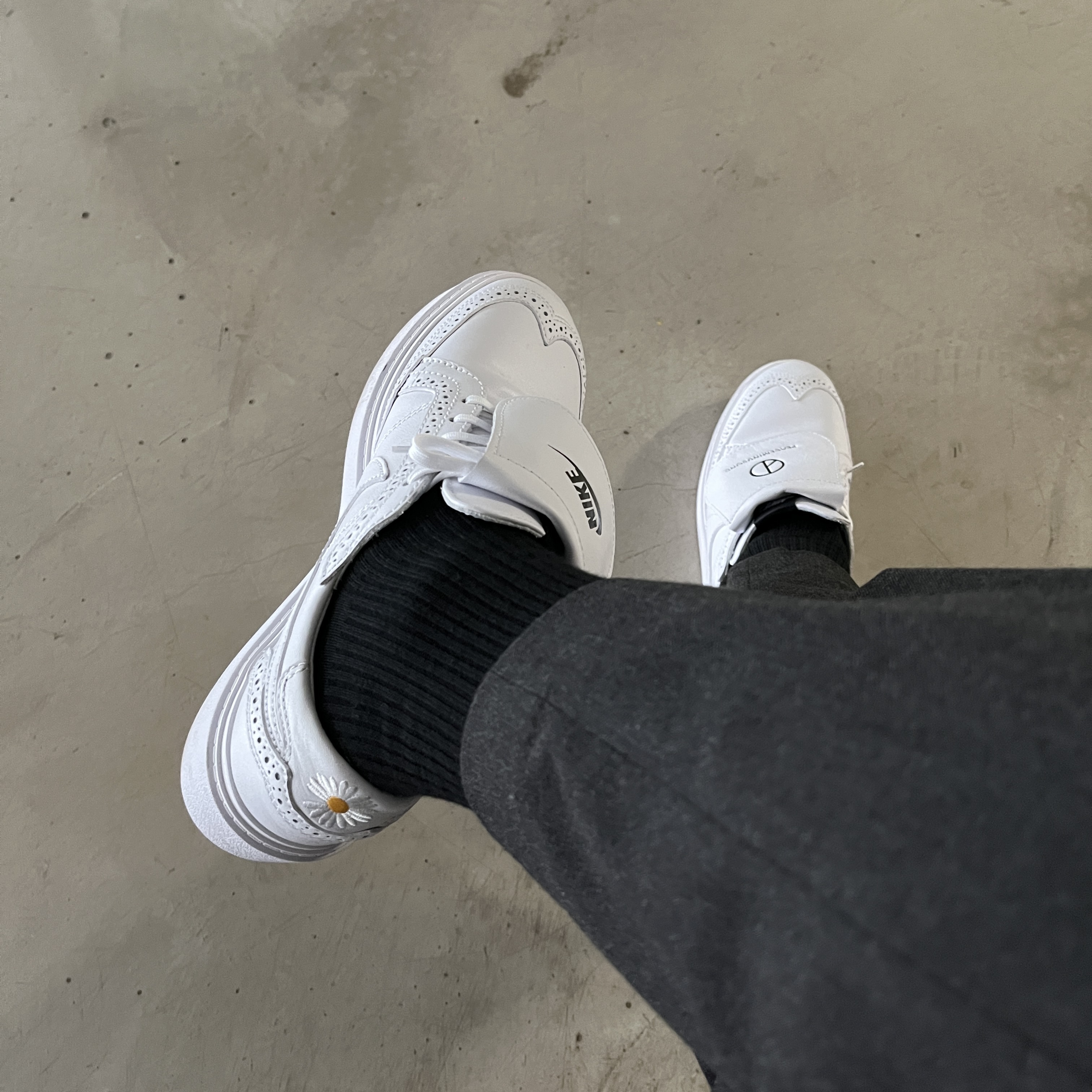 Nike x Peaceminusone Kwondo1 White 착용 스타일