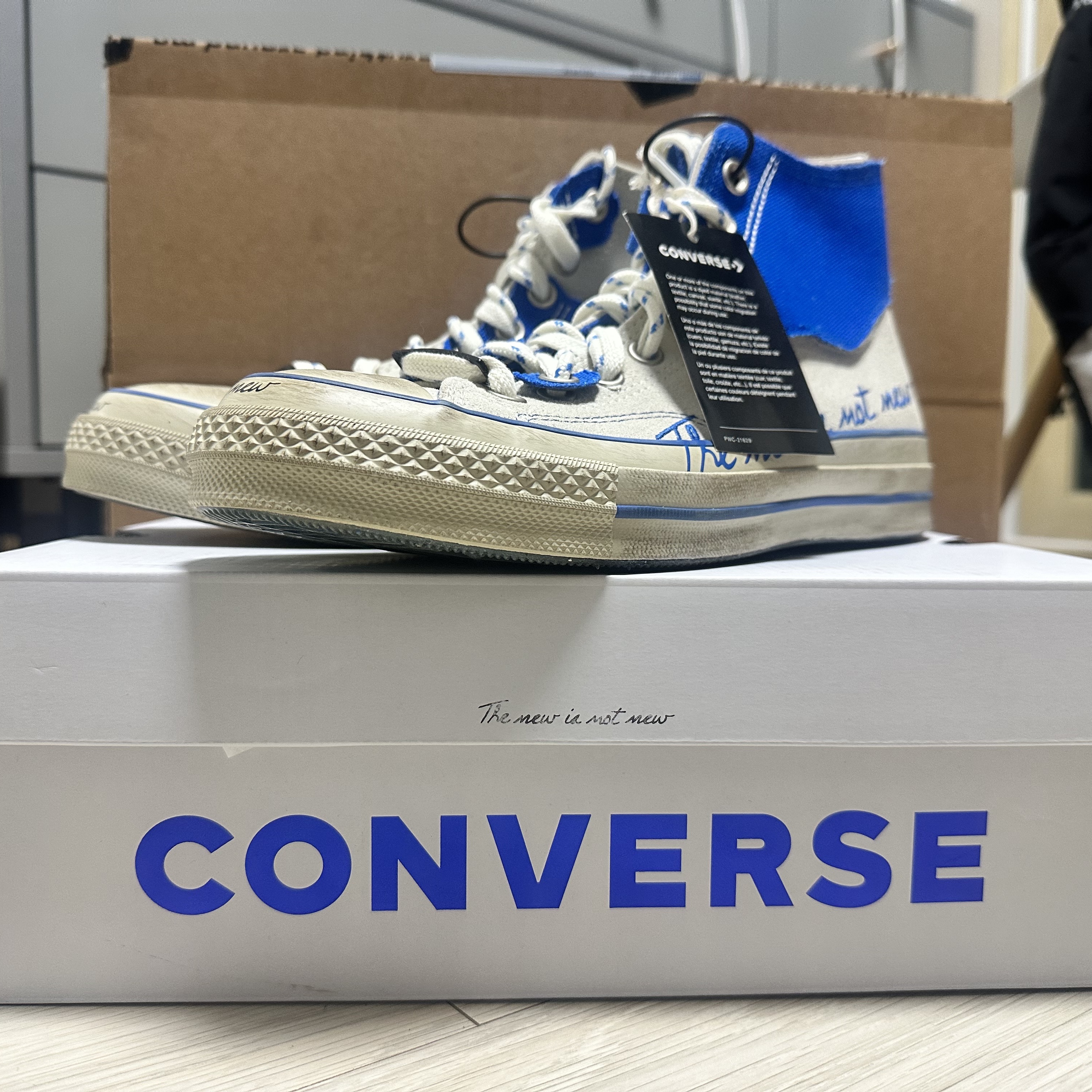 Converse x Ader Error Chuck 70 High White 착용 스타일 - 2