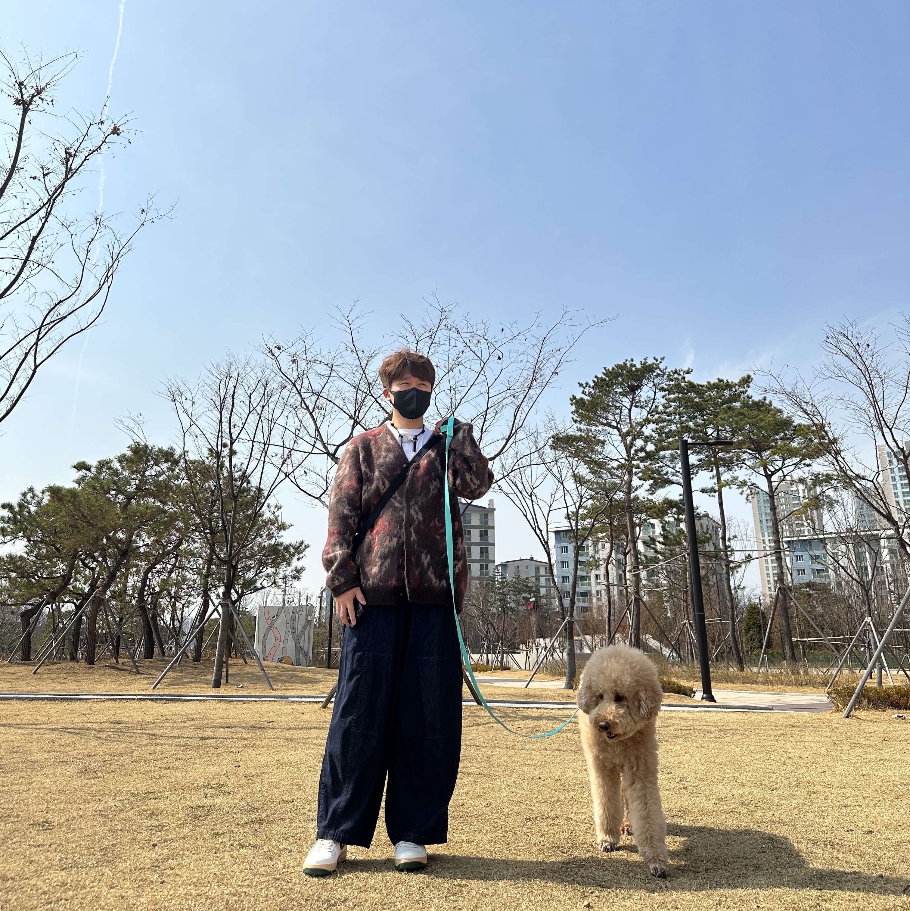 Needles Mohair Cardigan Rose Dark Brown, (W) Nike Air Force 1 Low Gorge Green 착용 스타일 - 2