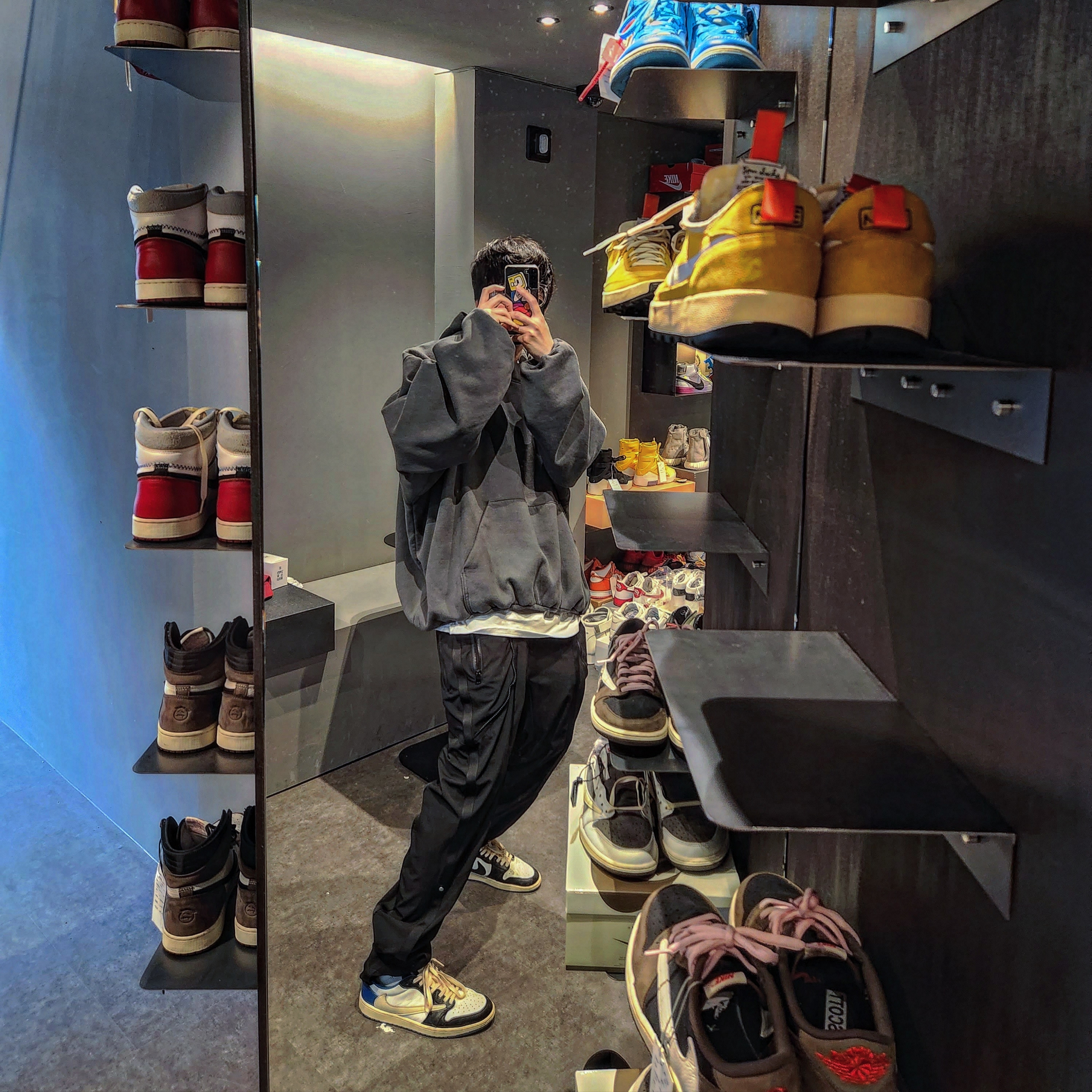 Undermycar Amsell Multi Taping Teeth Pants Raven - 22SS, Yeezy Gap Engineered By Balenciaga Dove Hoodie Black 착용 스타일
