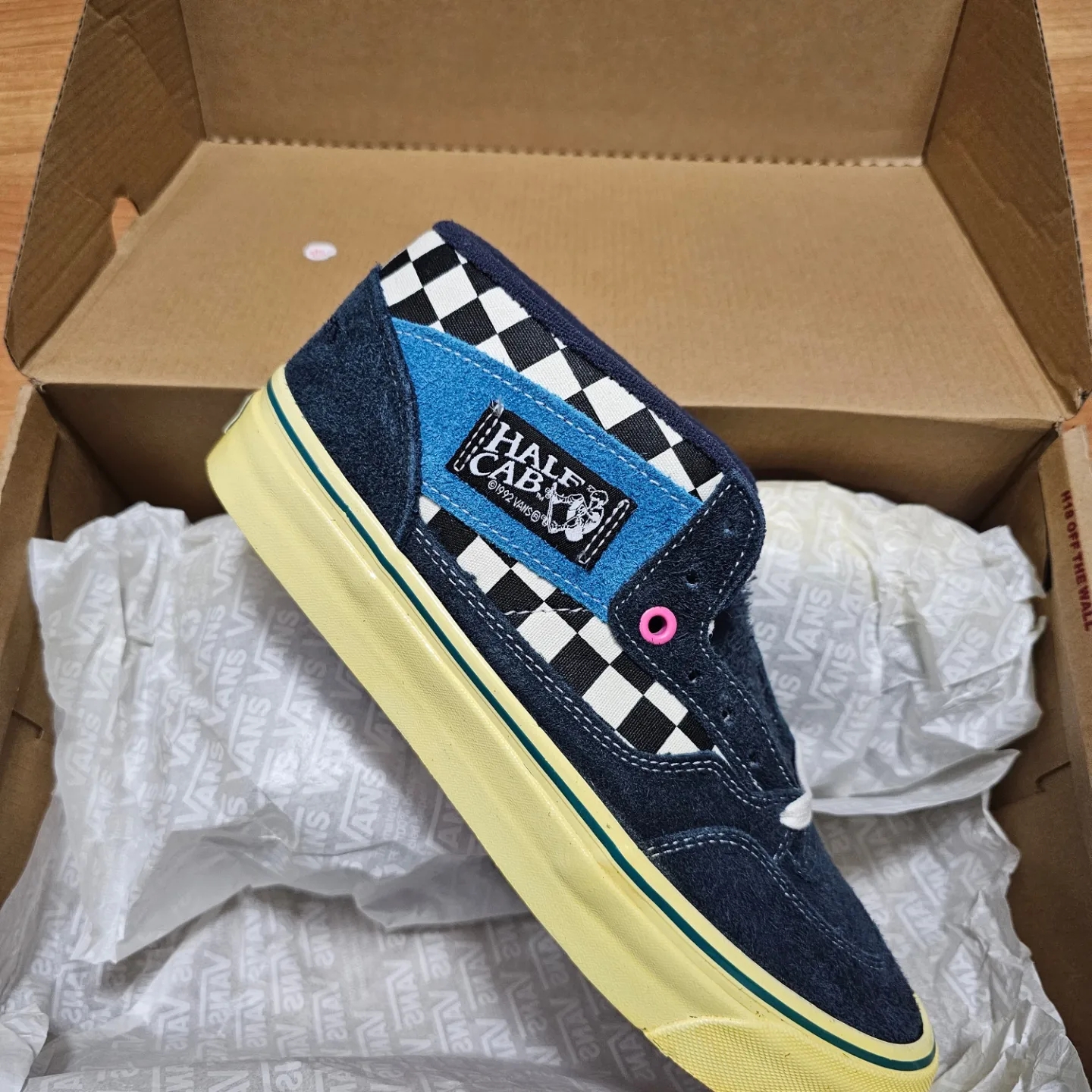 Vans x Liberaiders Half Cab 33 DX Blue 착용 스타일