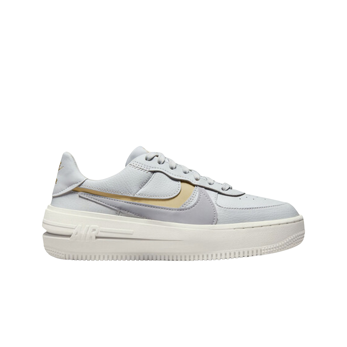 (W) 나이키 에어포스 1 플랫폼 포톤 더스트 팀 골드((W) Nike Air Force 1 PLT.AF.ORM Photon Dust Team Gold)