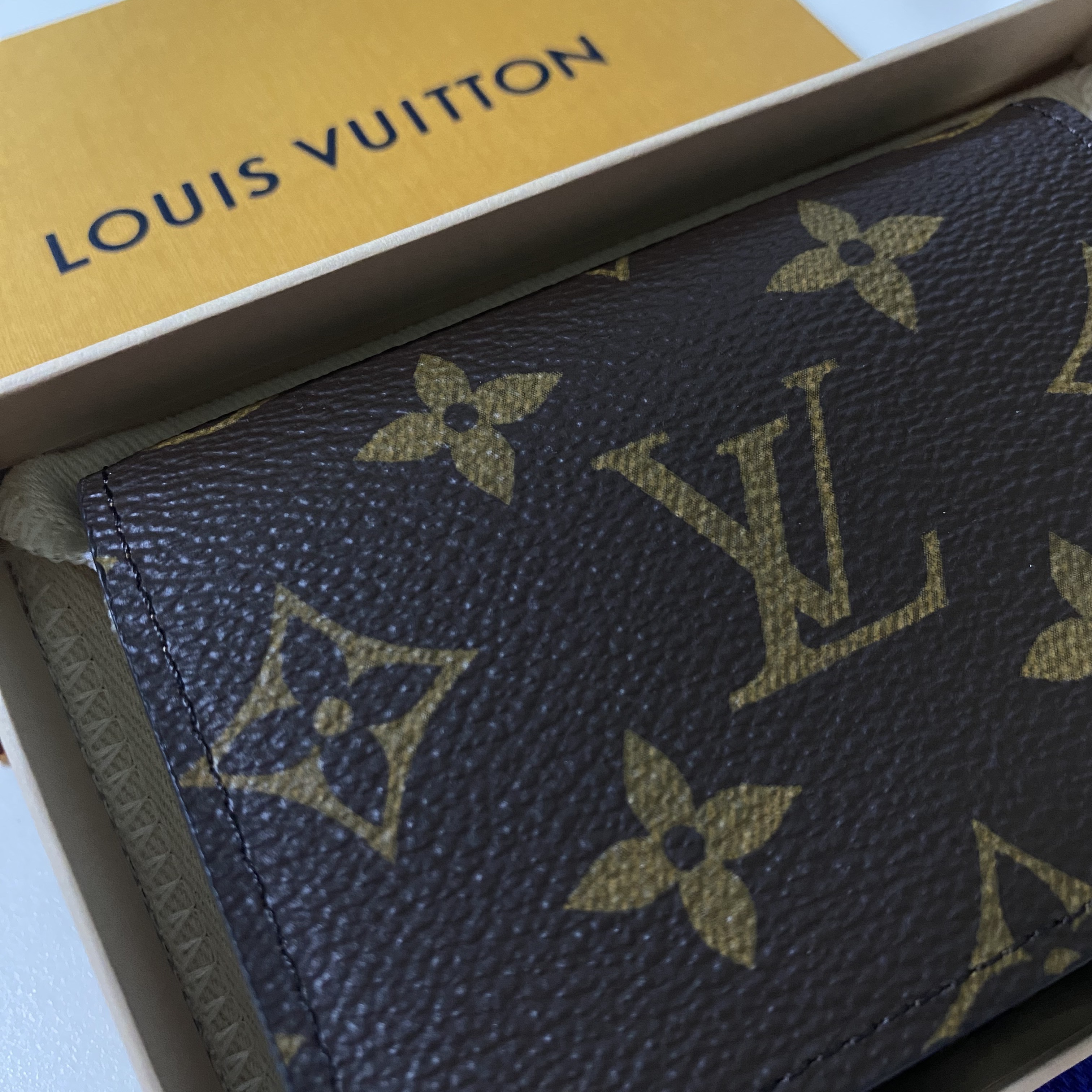 Louis Vuitton Envelope Business Card Holder Monogram 착용 스타일