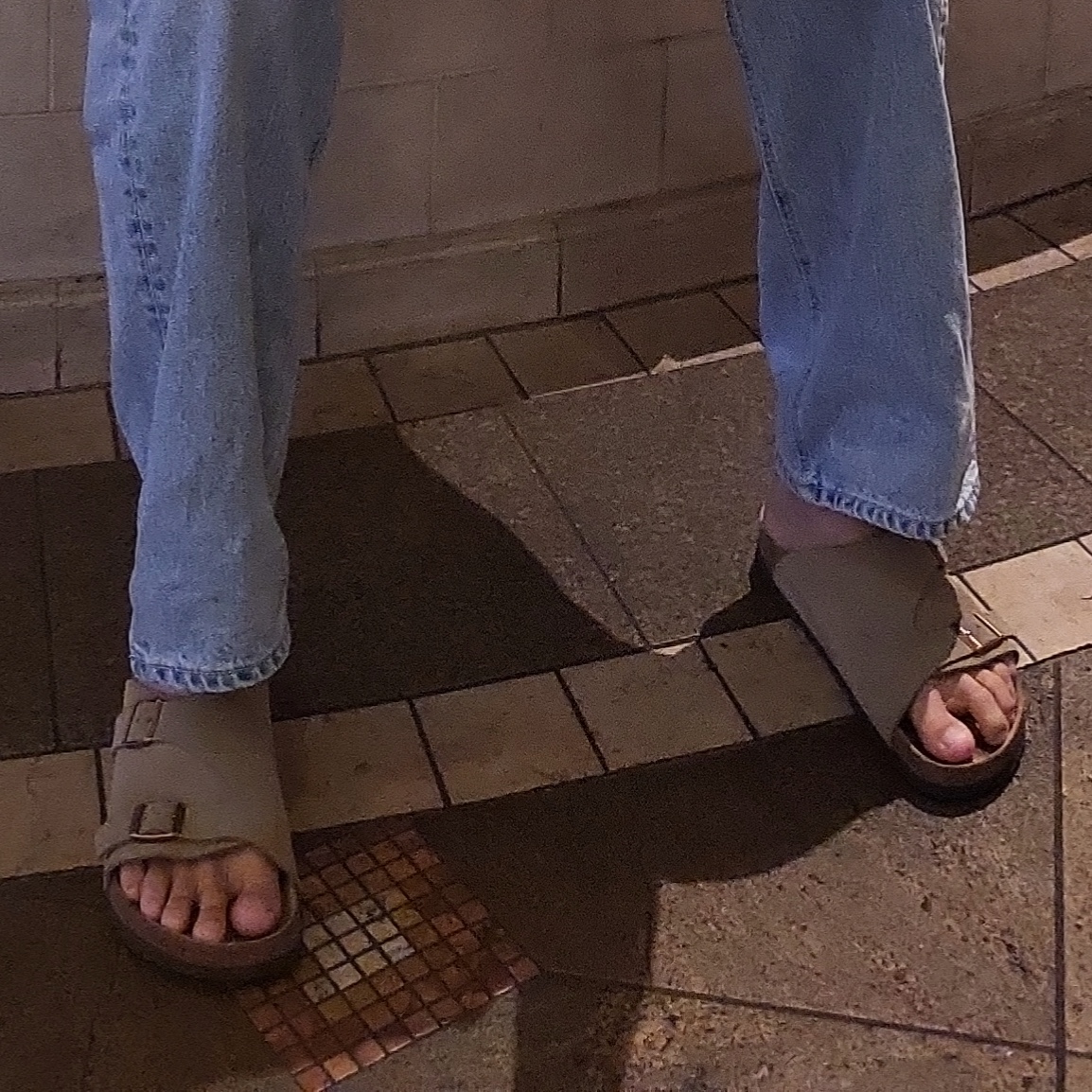 Birkenstock Zurich Soft Footbed Taupe- Regular 착용 스타일