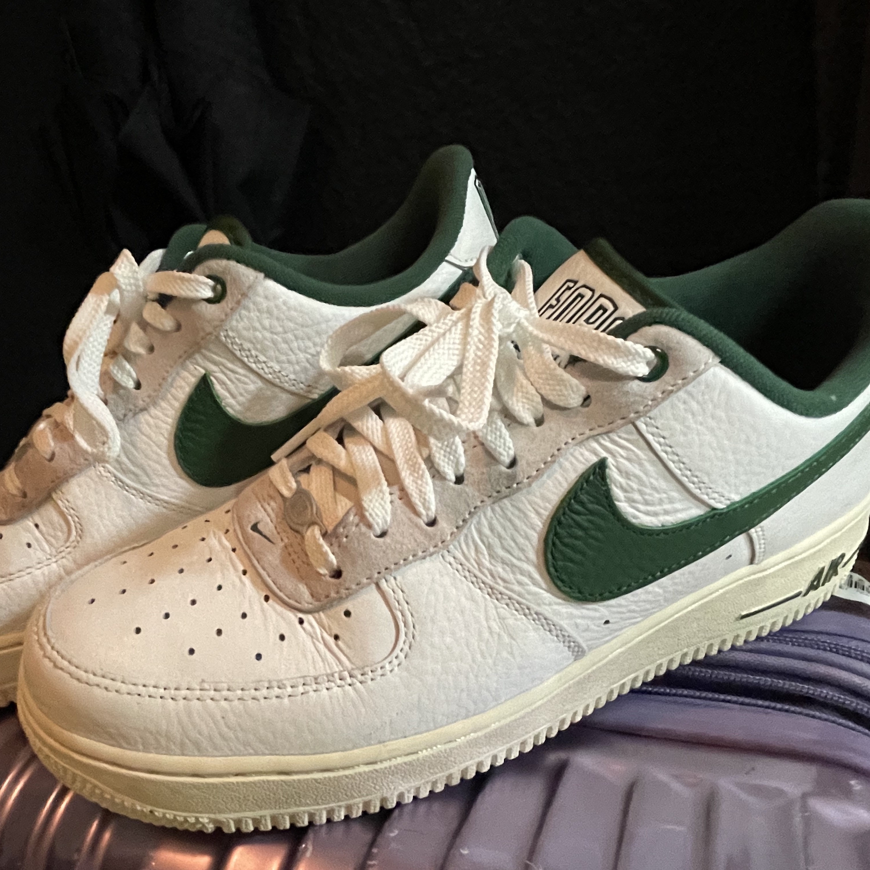 (W) Nike Air Force 1 '07 LX Summit White Gorge Green 착용 스타일