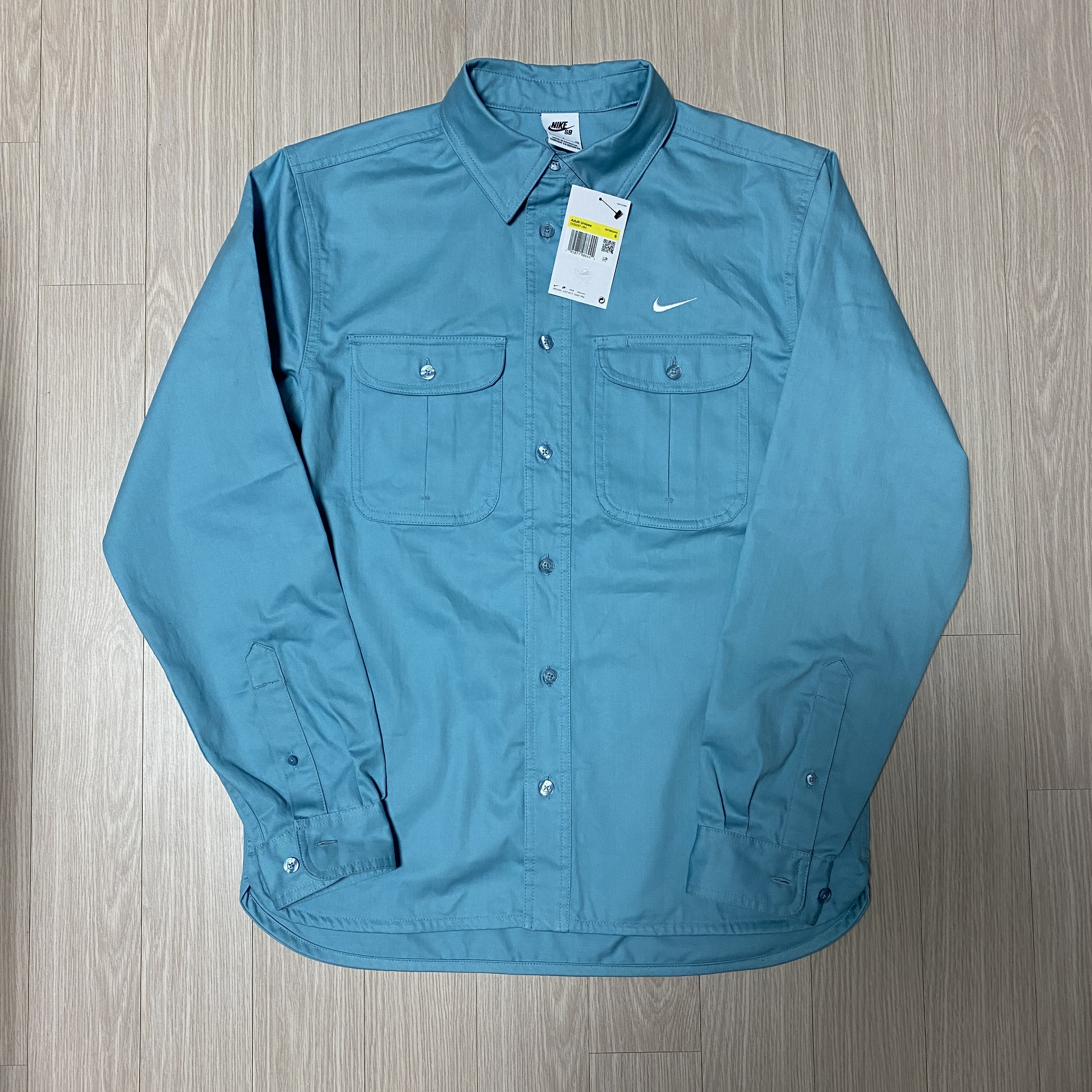 Nike SB Lightweight Skateboarding Jacket Medium Olive - Asia 착용 스타일 - 3