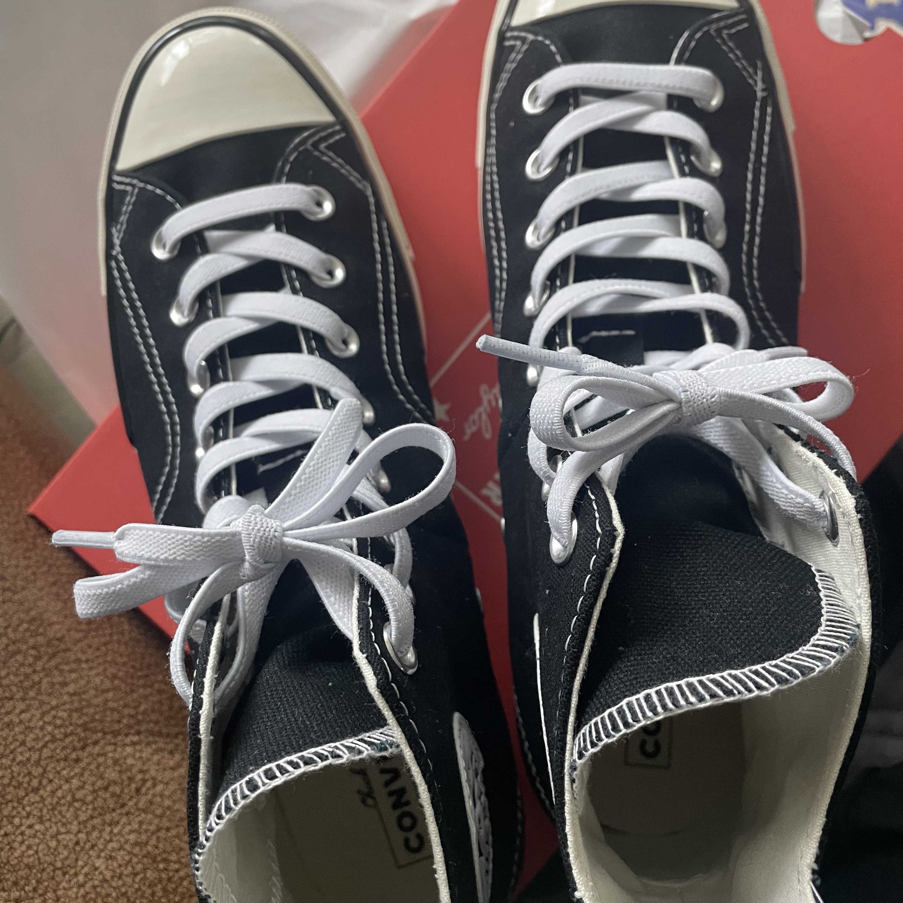 Converse Chuck 70 High Plus Black 착용 스타일 - 1