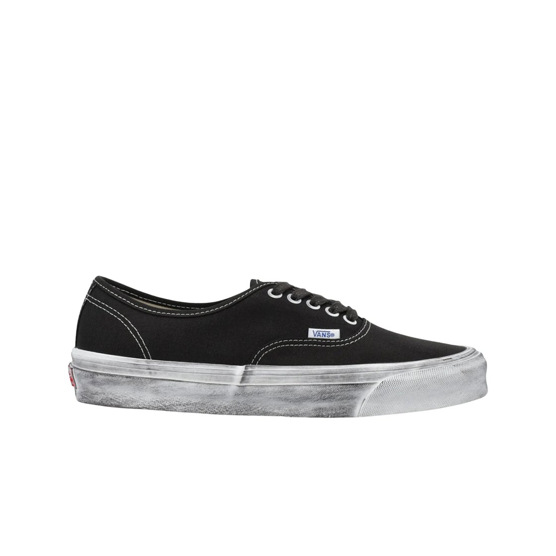 반스 볼트 OG 어센틱 LX 스트레스드 블랙 화이트(Vans Vault OG Authentic LX Stressed Black White)