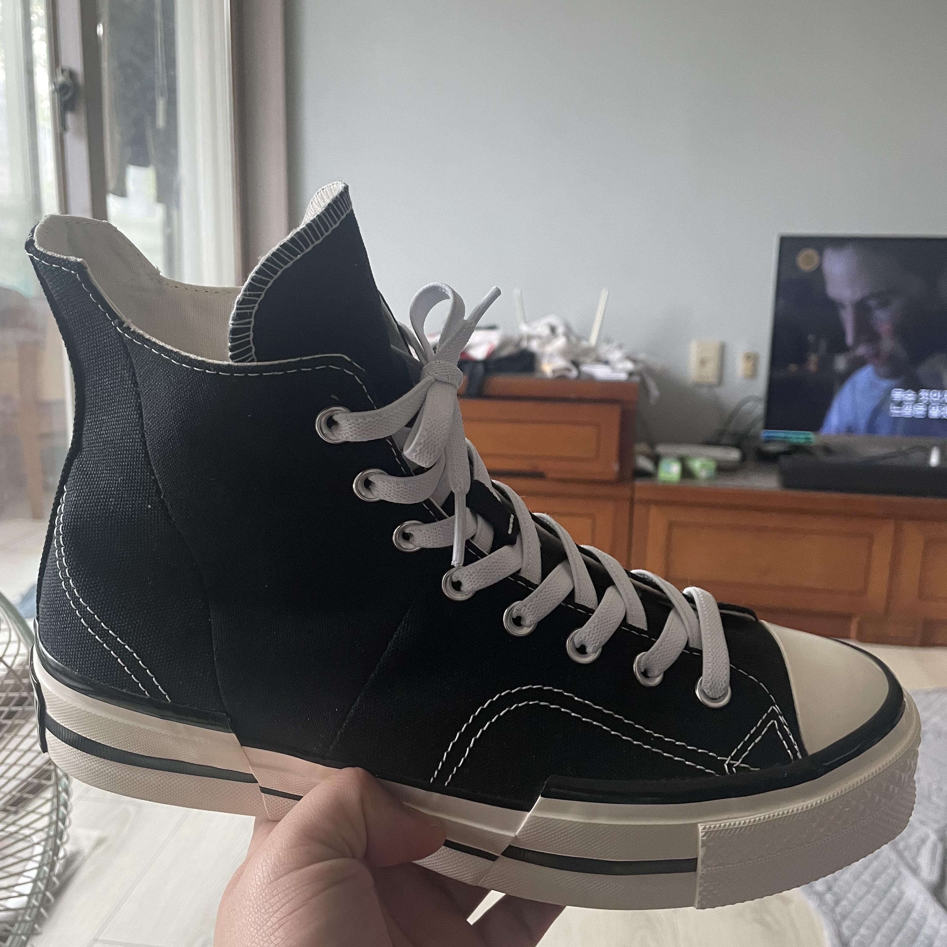 Converse Chuck 70 High Plus Black 착용 스타일 - 2