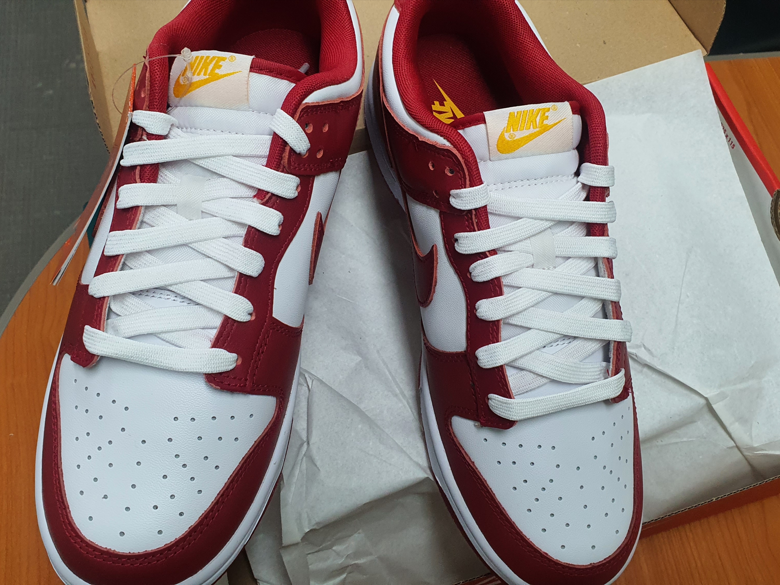 Nike Dunk Low Retro Gym Red 착용 스타일 - 2