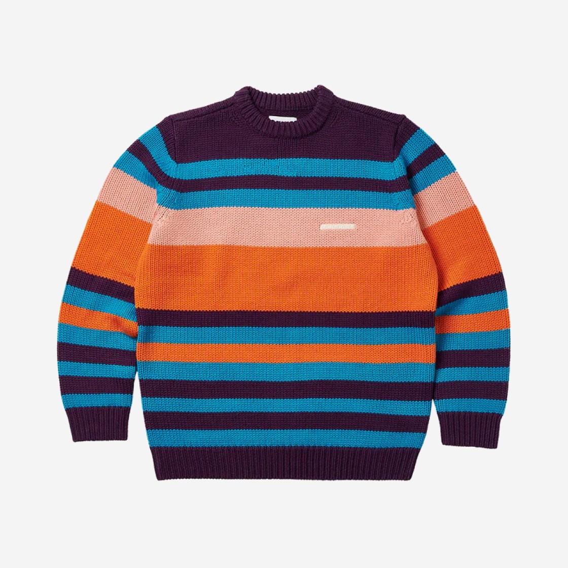 Palace Heavy Stripe Knit Orange - 23SS 상세 이미지 1