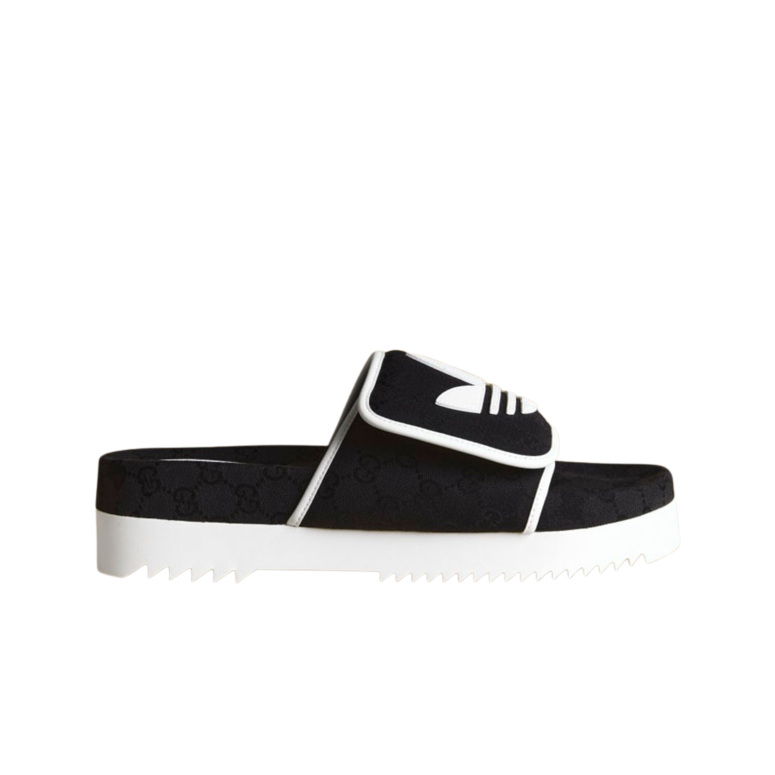 구찌 x 아디다스 슬라이드 샌들 블랙(Gucci x Adidas Slide Sandal Black)