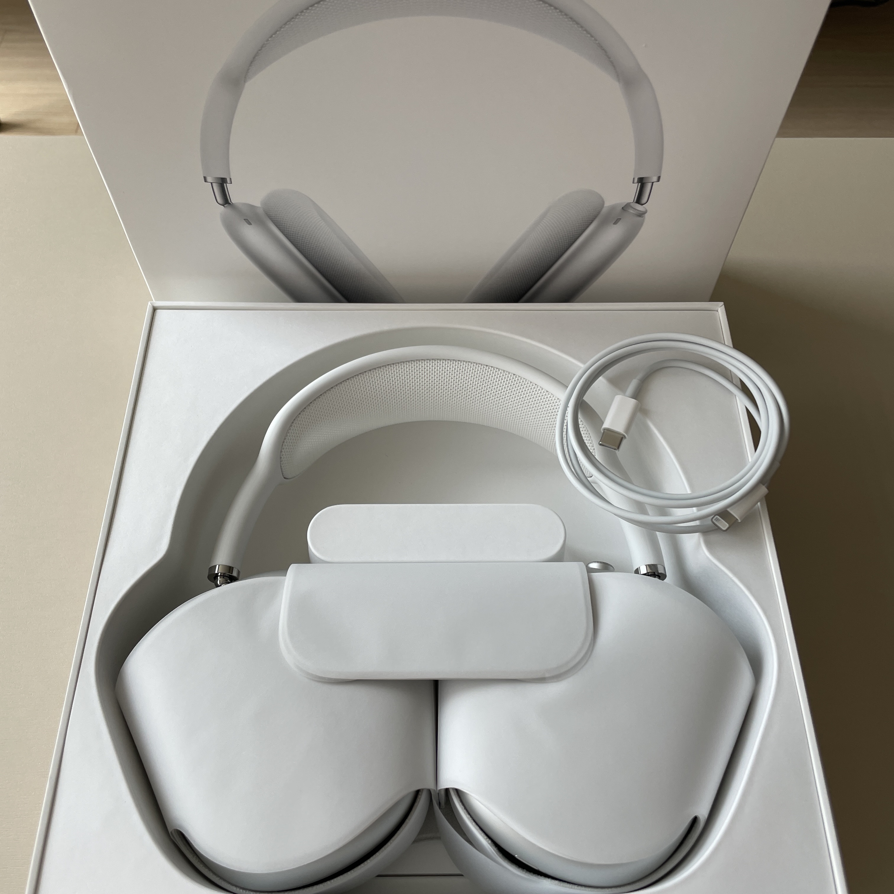 Apple AirPods Max Lightning Silver (Korean Ver.) 착용 스타일 - 2