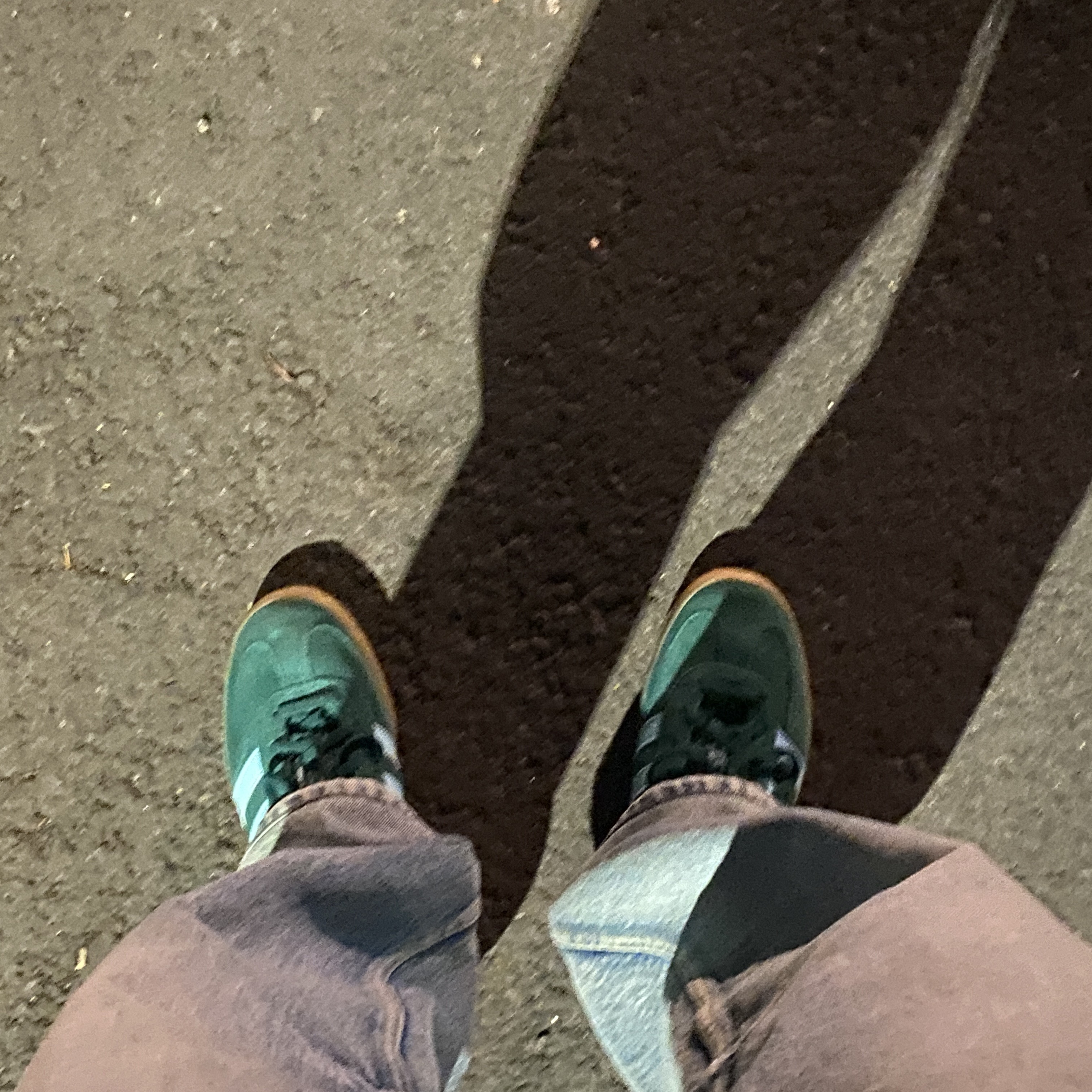 Adidas Gazelle Indoor Collegiate Green Hazy Sky 착용 스타일 - 2