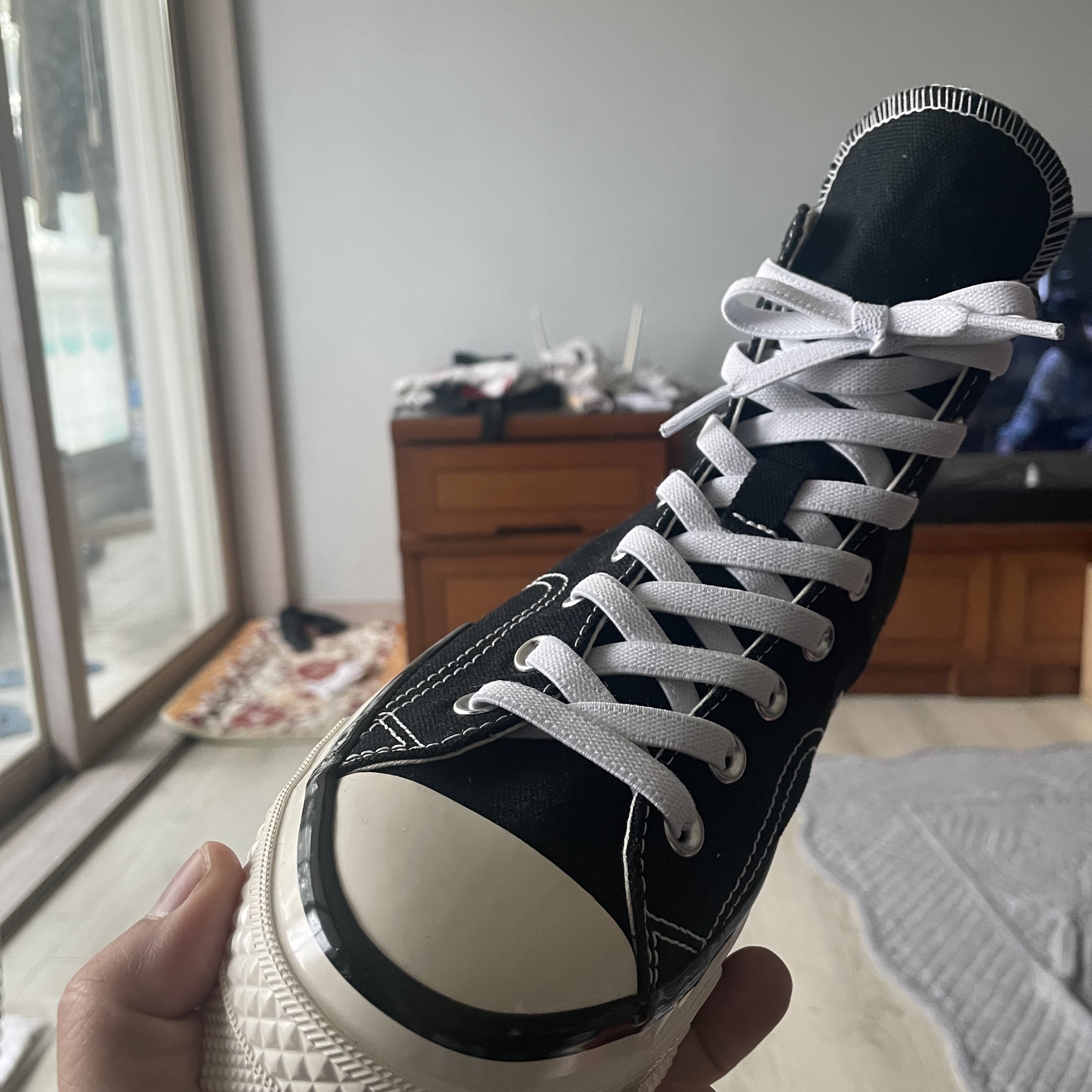 Converse Chuck 70 High Plus Black 착용 스타일 - 3