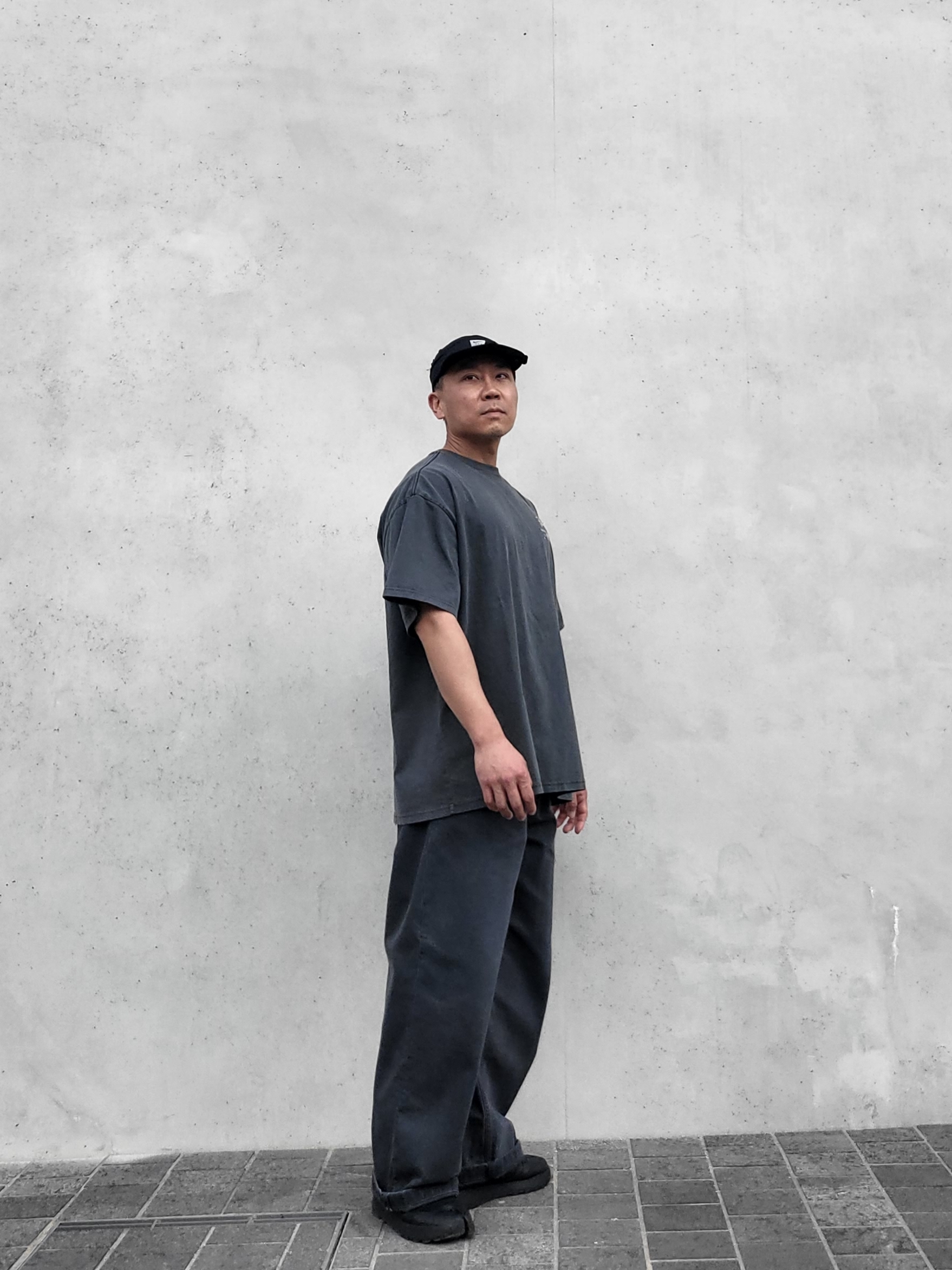 Nike x Matthew M Williams NRG AW84 Cap Black, Converse x Patta Four Leaf Clover Short Sleeve T-Shirt Black 착용 스타일 - 1