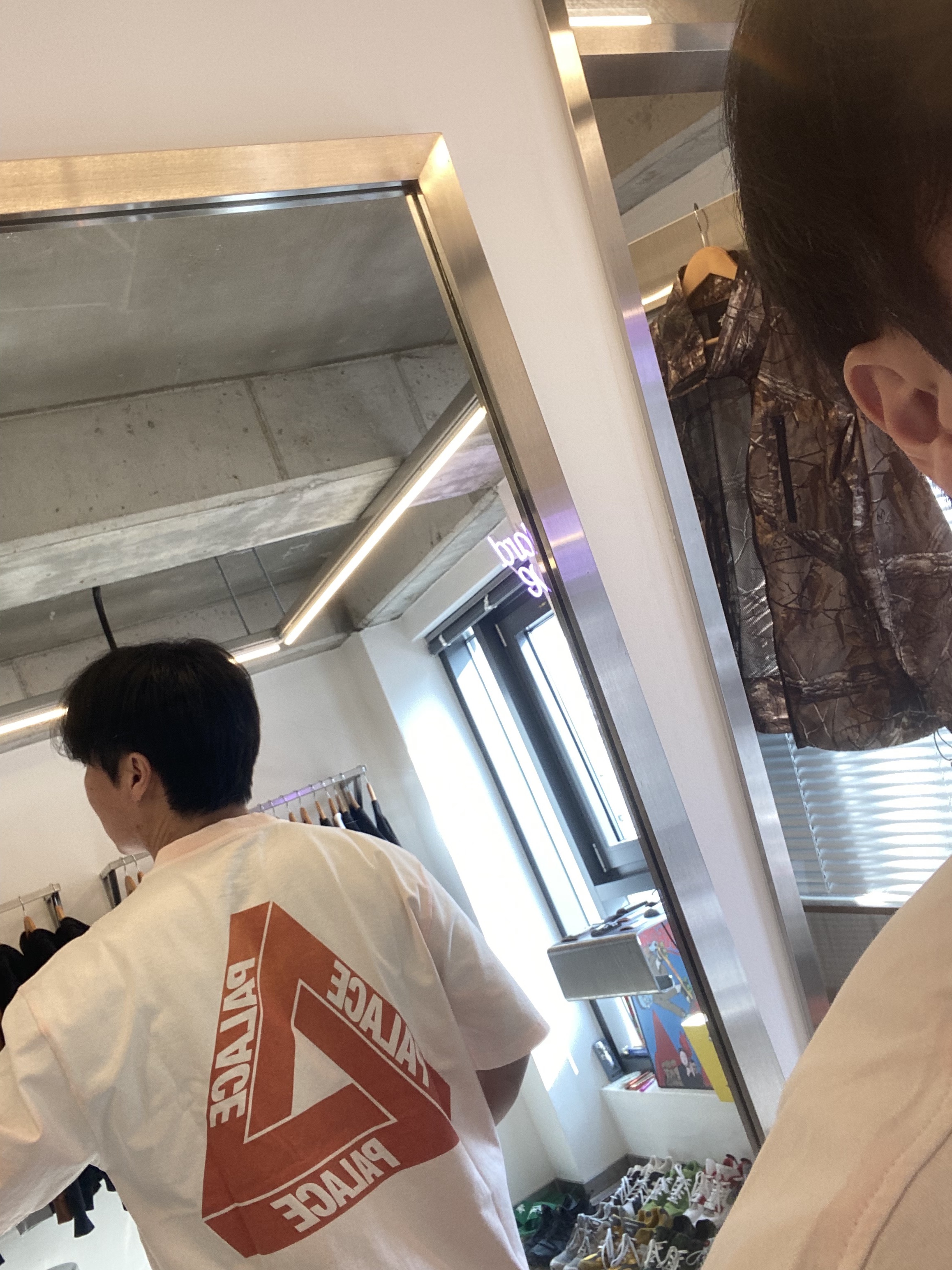 Palace Reacto Tri-Ferg T-Shirt Orange - 23SS, Nike Dunk Low SP Syracuse 2020 착용 스타일 - 3
