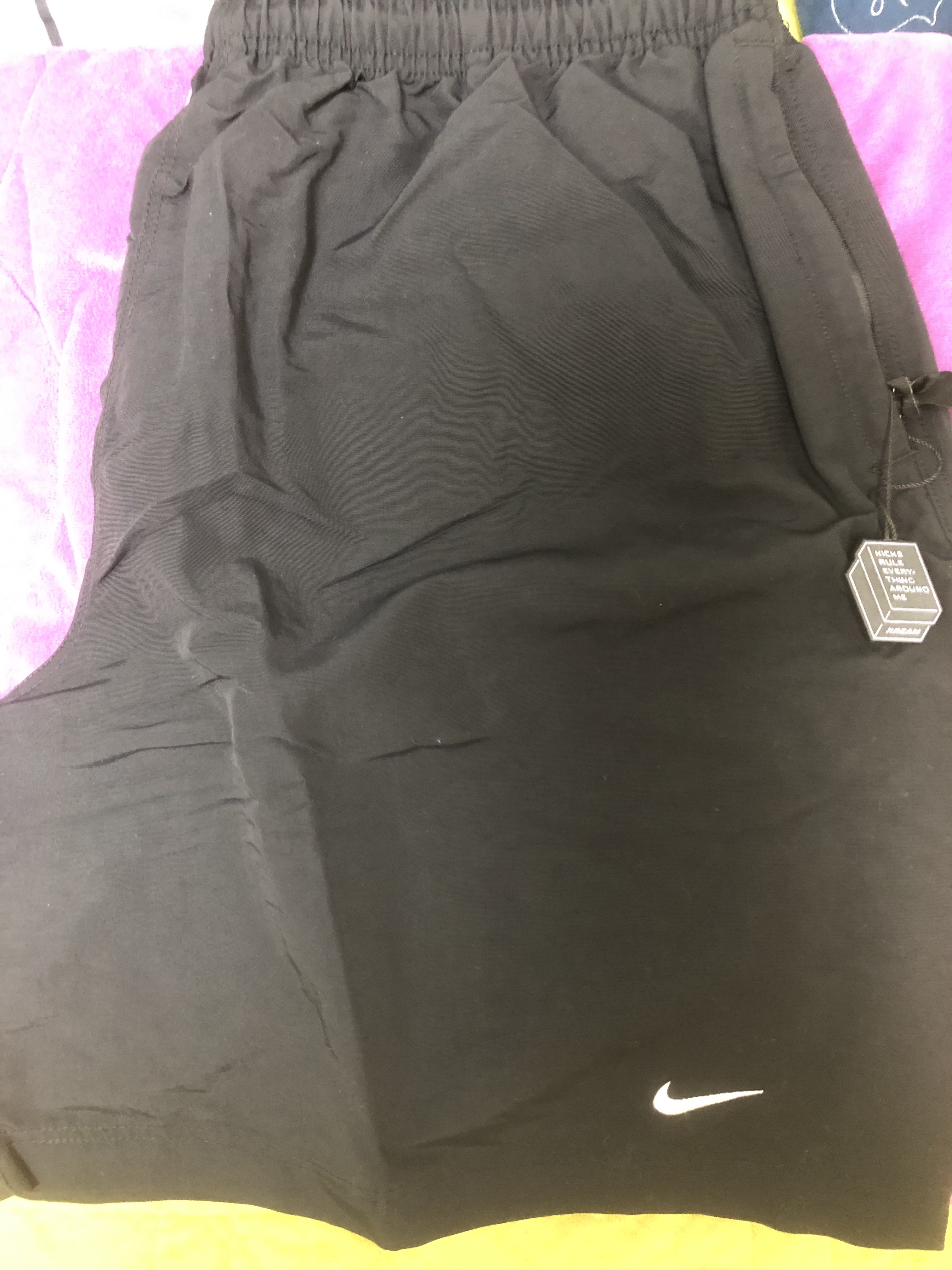 Nike NRG Solo Swoosh Shorts Black - US/EU 착용 스타일