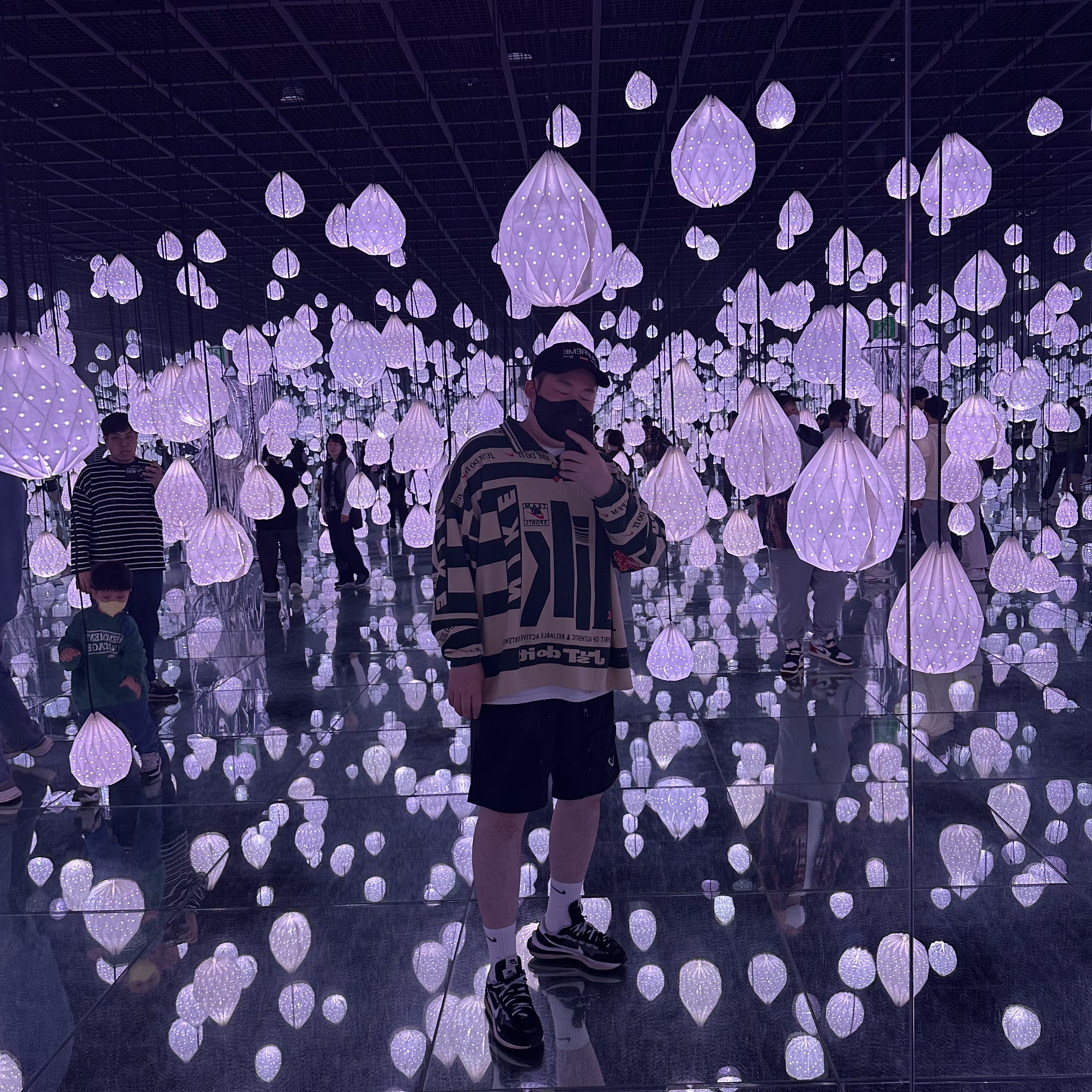 Nike x Cactus Plant Flea Market Long Sleeve Polo Natural - US/EU, Nike x Sacai VaporWaffle Black White 착용 스타일 - 3