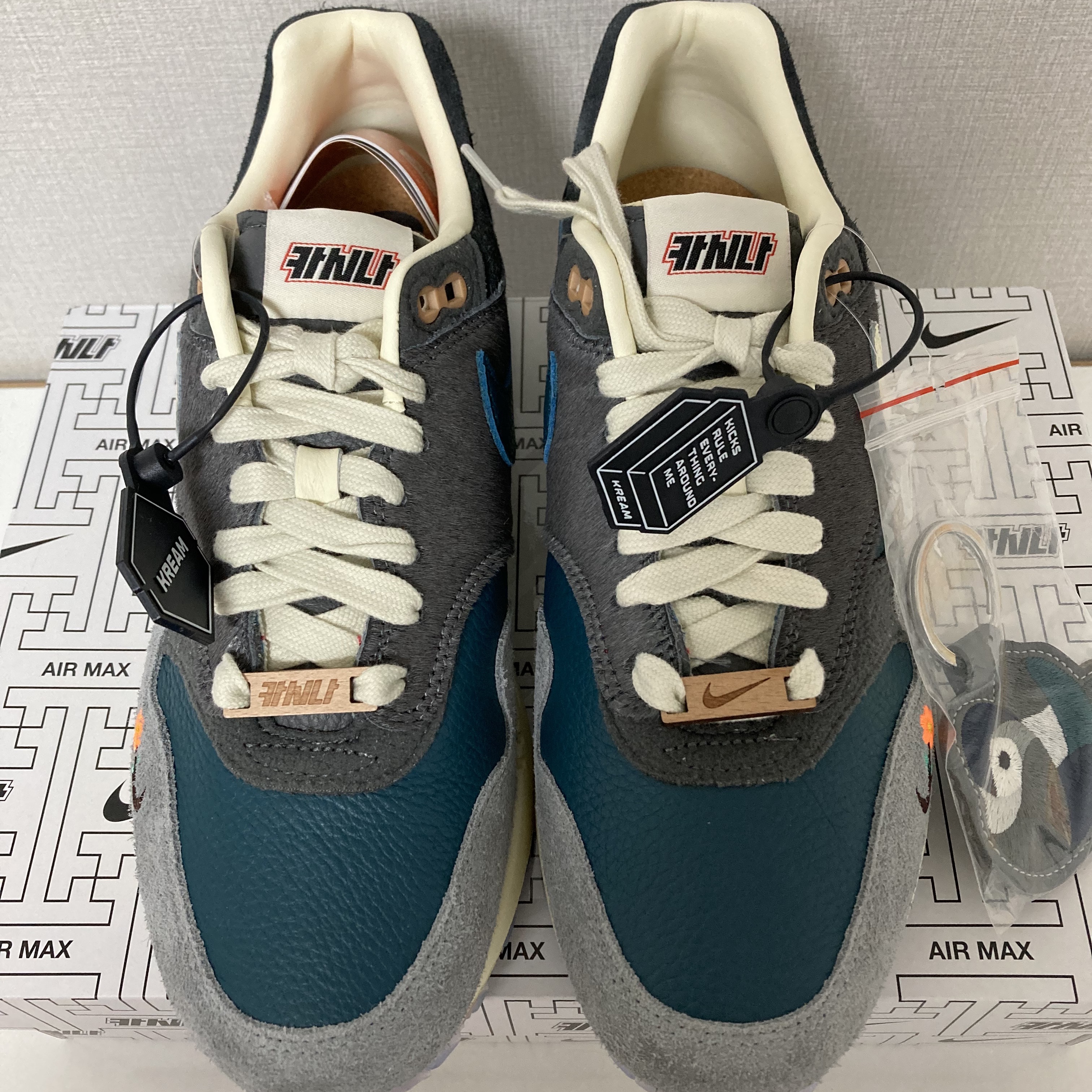 Nike x Kasina Air Max 1 SP Won-Ang Particle Grey 착용 스타일
