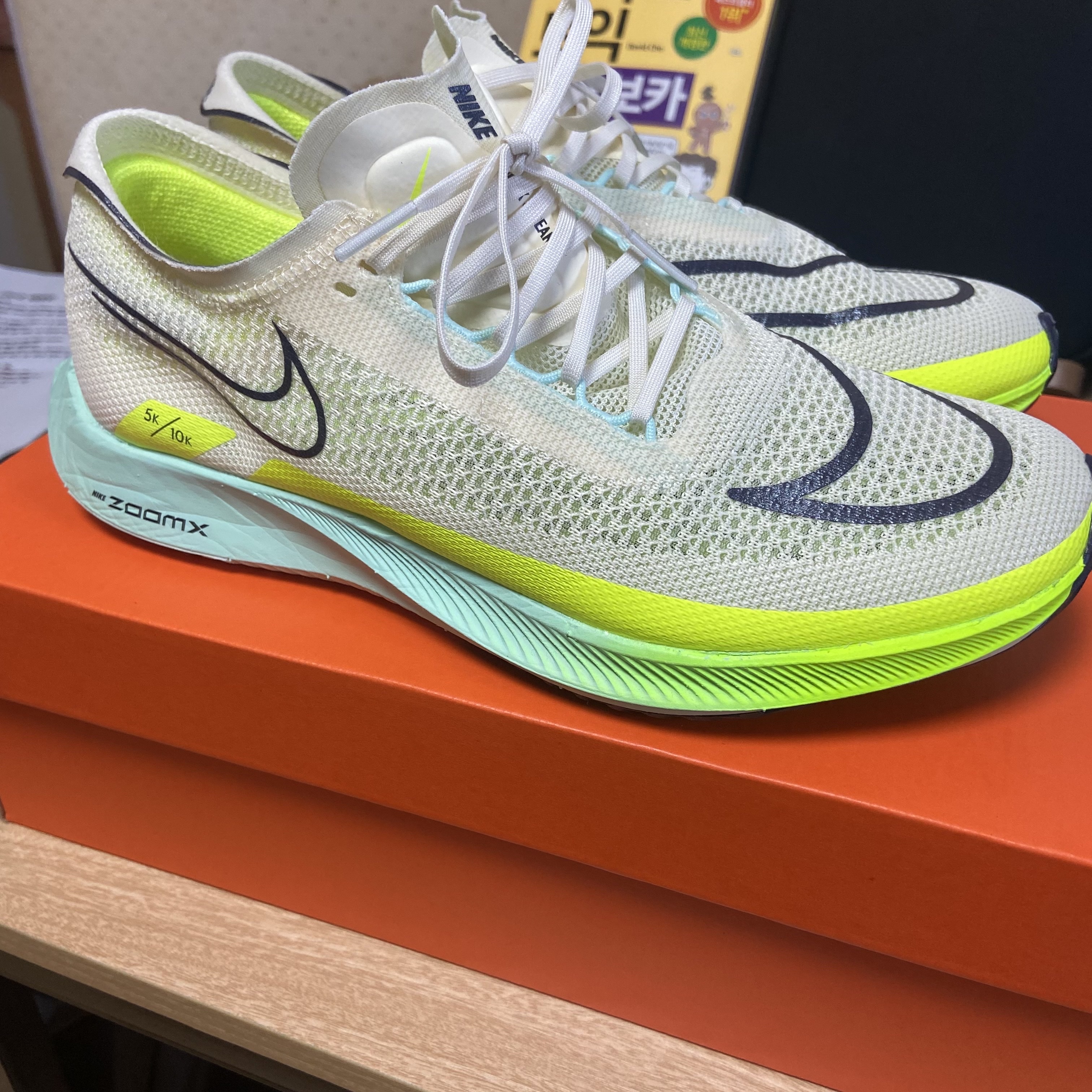 Nike ZoomX Streakfly Coconut Milk Mint Foam 착용 스타일