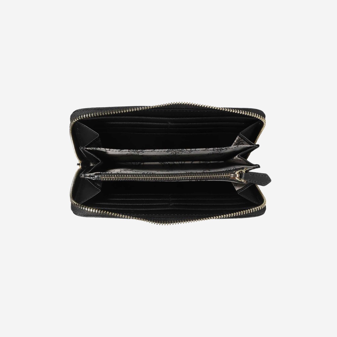 Vivienne Westwood Saffiano Classic Zip Around Wallet Black 상세 이미지 2