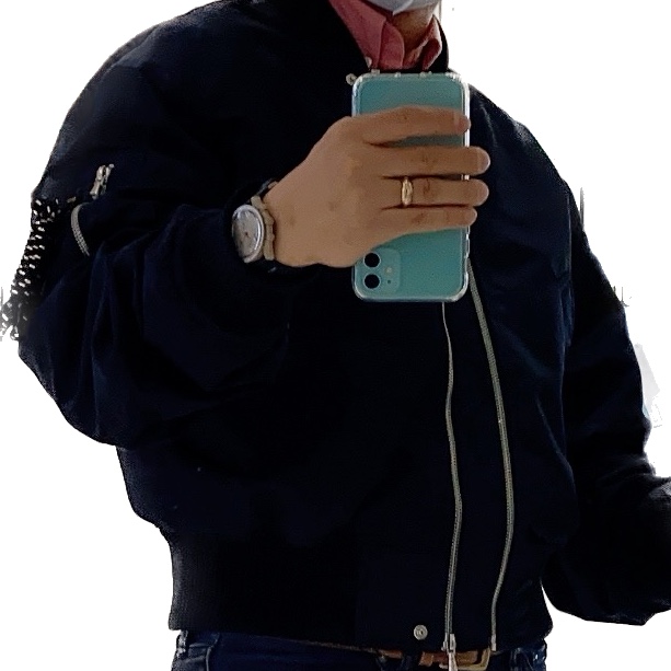 [KREAM 단독] STU Double Way Short Bomber Black, Swatch x Omega Bioceramic MoonSwatch Mission To Jupiter 착용 스타일 - 2
