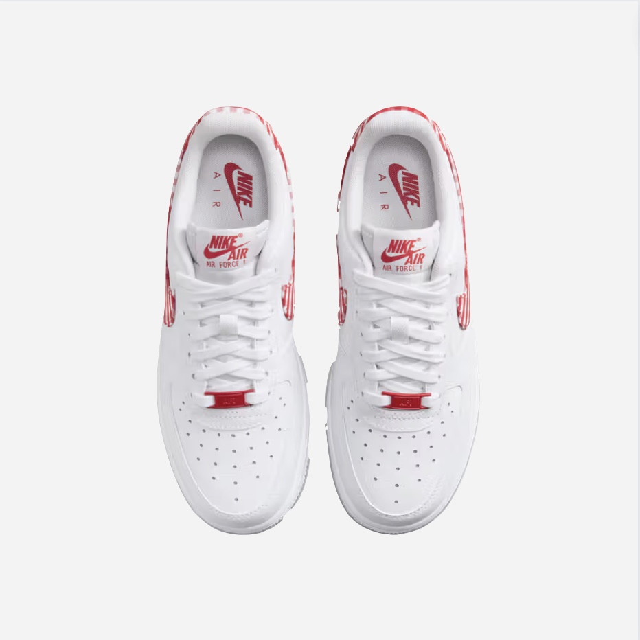 (W) Nike Air Force 1 Low '07 LX Chrome Luxe, Nike Air Force 1 '07 Low White 착용 스타일 - 3