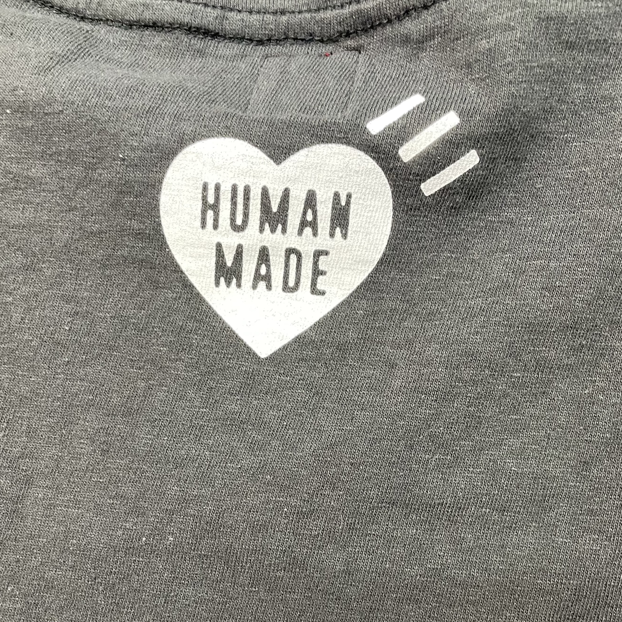 Human Made Tiger L/S T-Shirt Black 착용 스타일 - 2