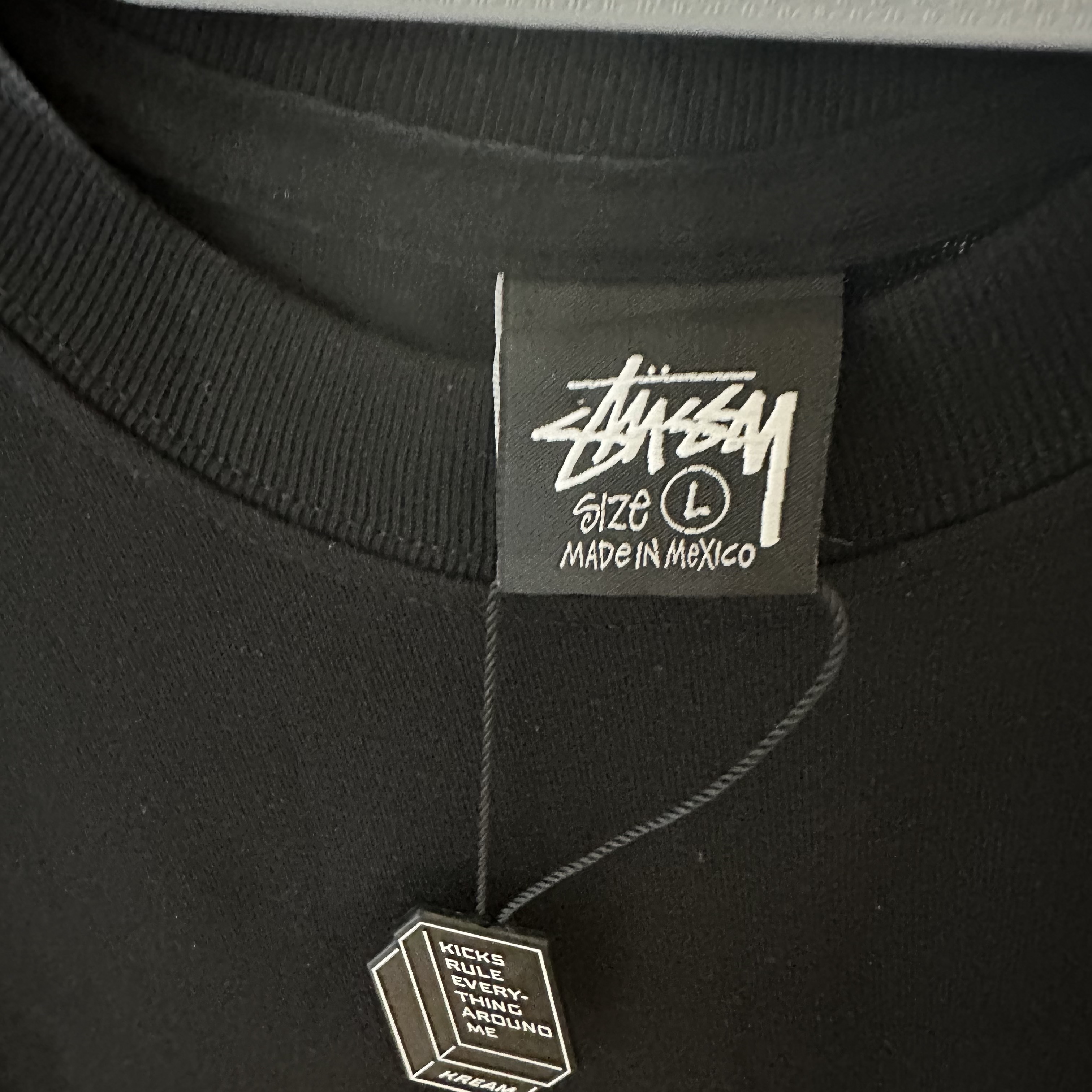 Stussy Basic Stussy T-Shirt Black 2022 착용 스타일