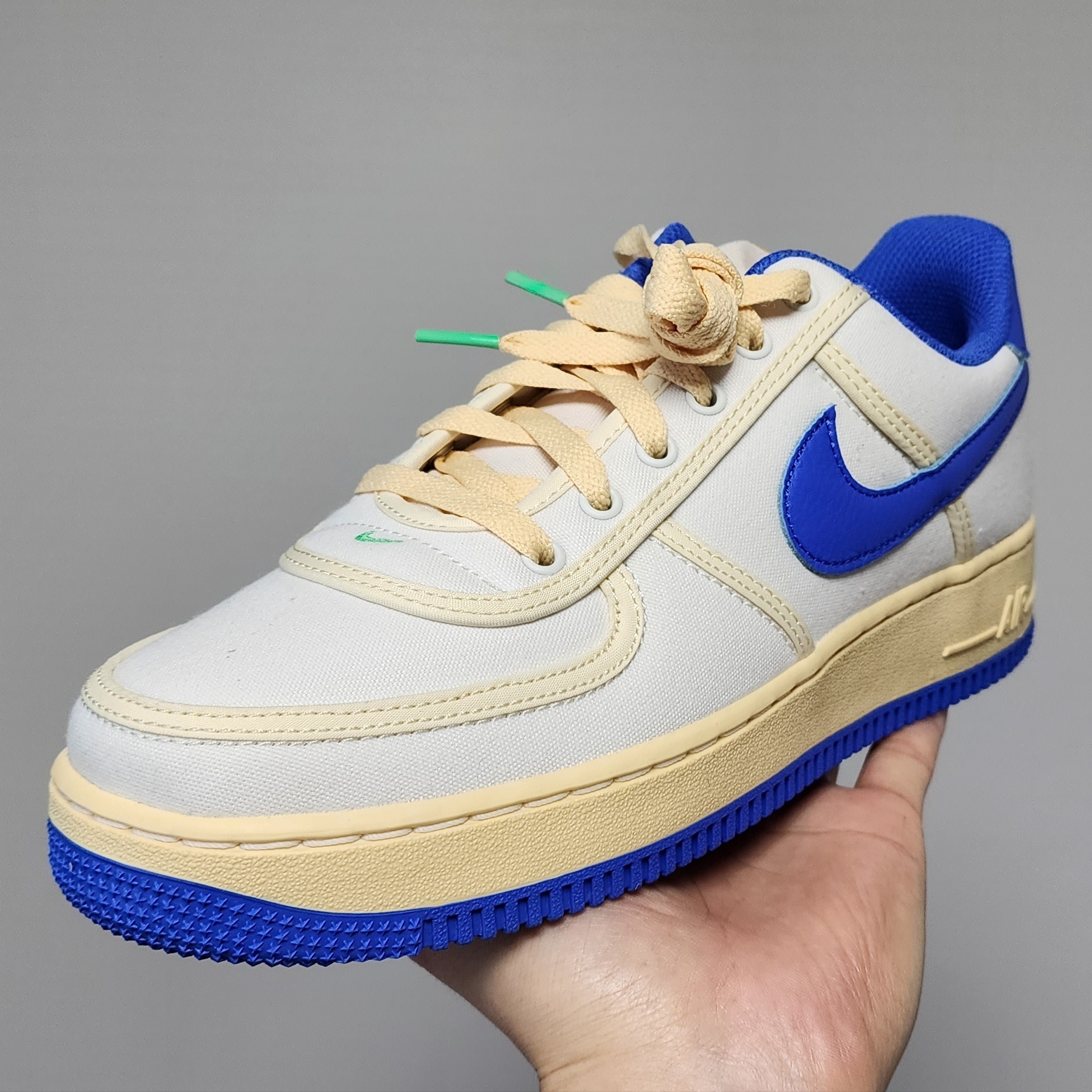 (W) Nike Air Force 1 '07 Sail Medium Blue 착용 스타일