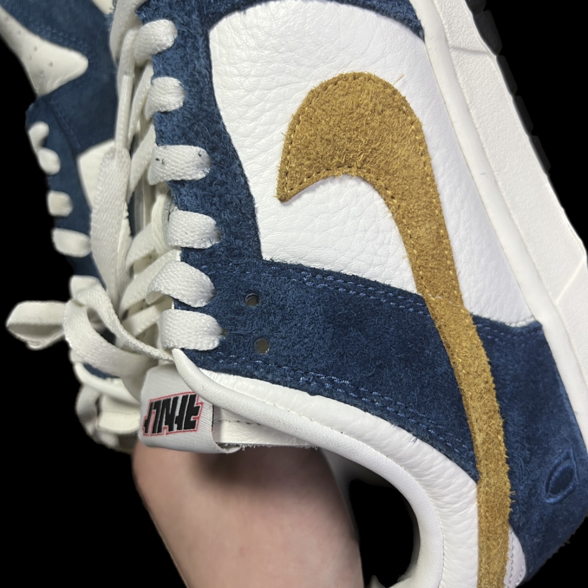 (W) Nike Dunk Low Rose Whisper, Nike Dunk Low Retro Grey Fog 착용 스타일 - 3