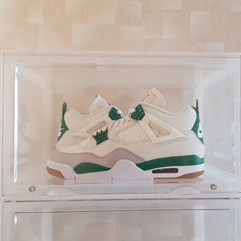 Jordan 4 x Nike SB Retro SP Pine Green 착용 스타일 - 1