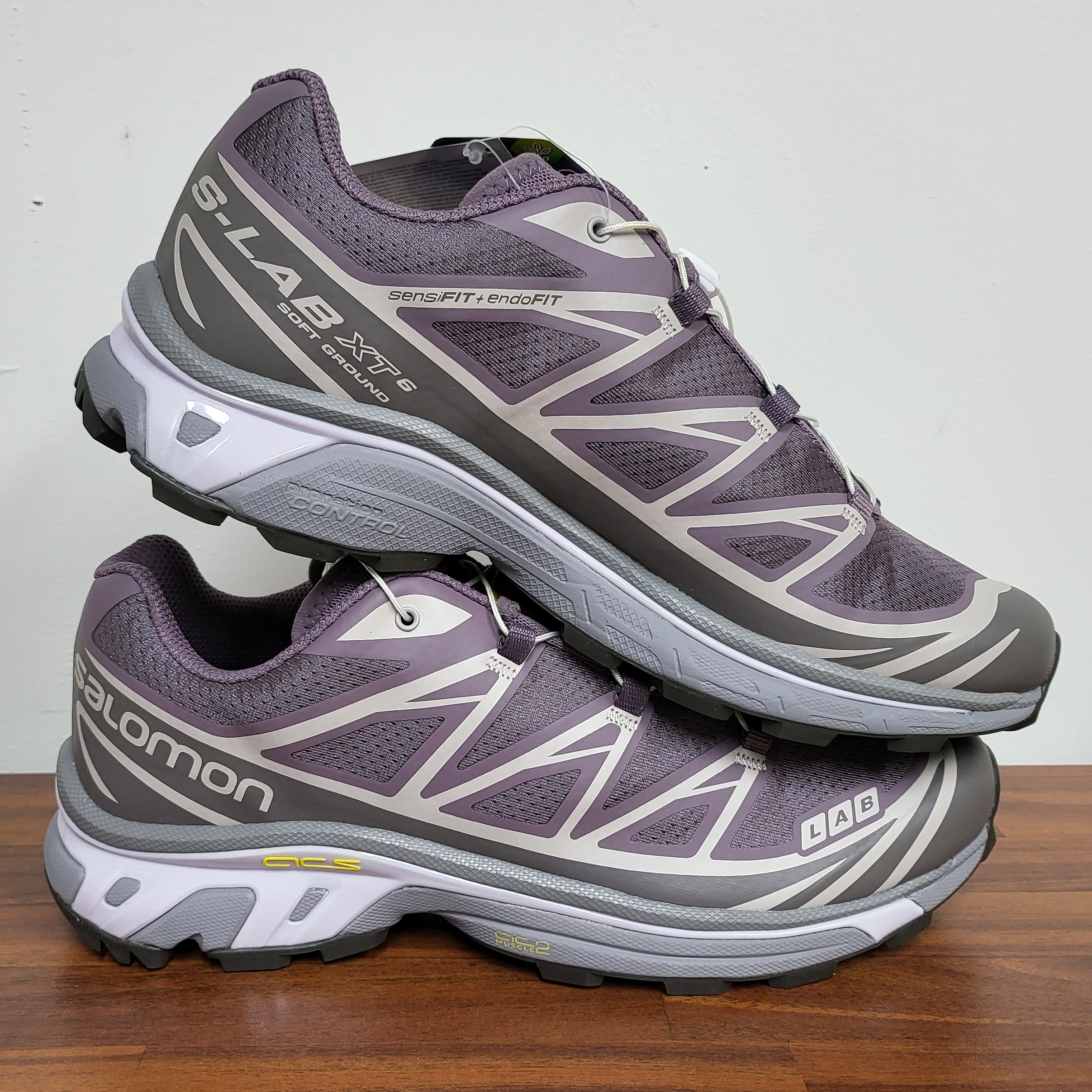 Salomon XT-6 Moonscape Plum Kitten 착용 스타일 - 1