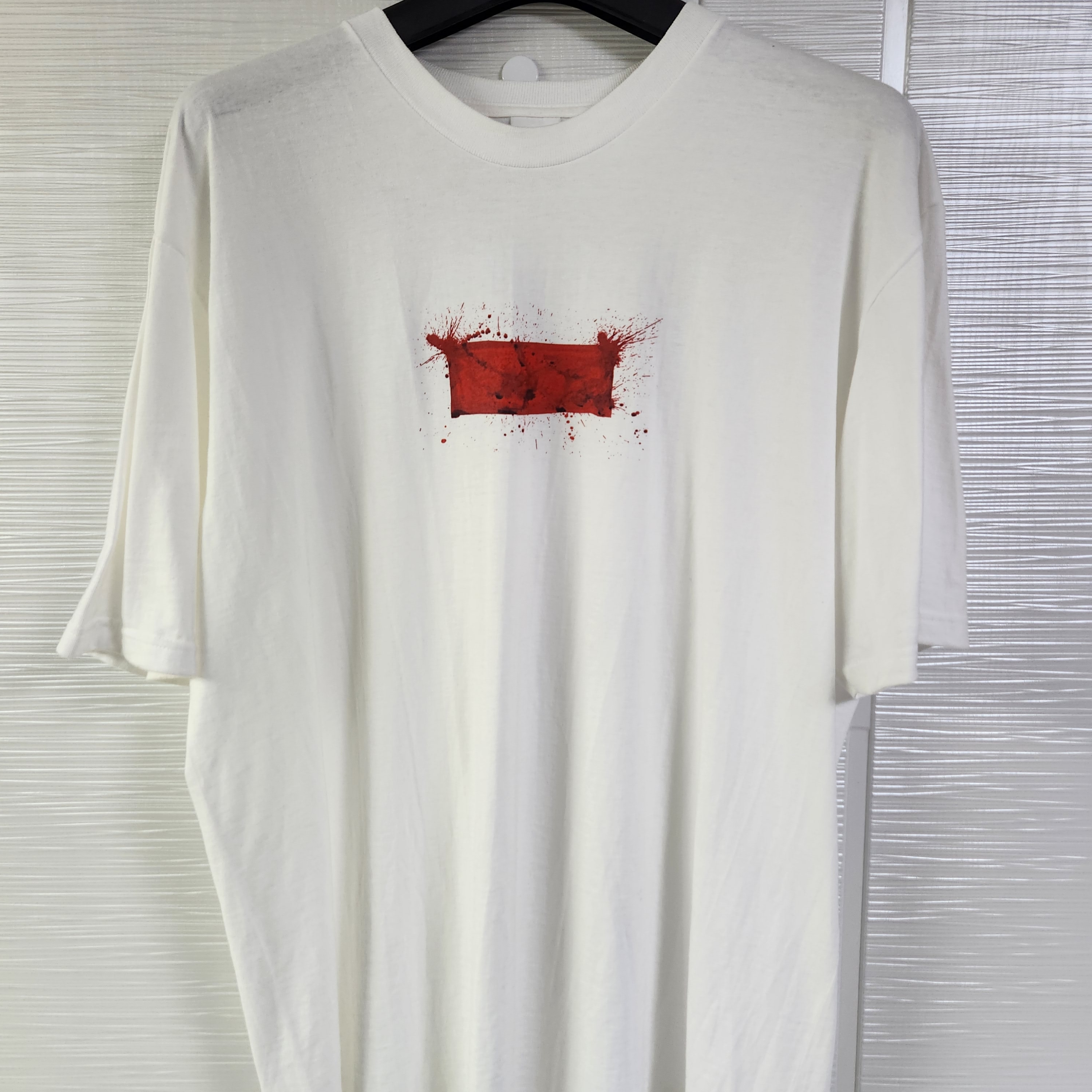 Supreme Ralph Steadman Box Logo T-Shirt White - 22SS 착용 스타일 - 1