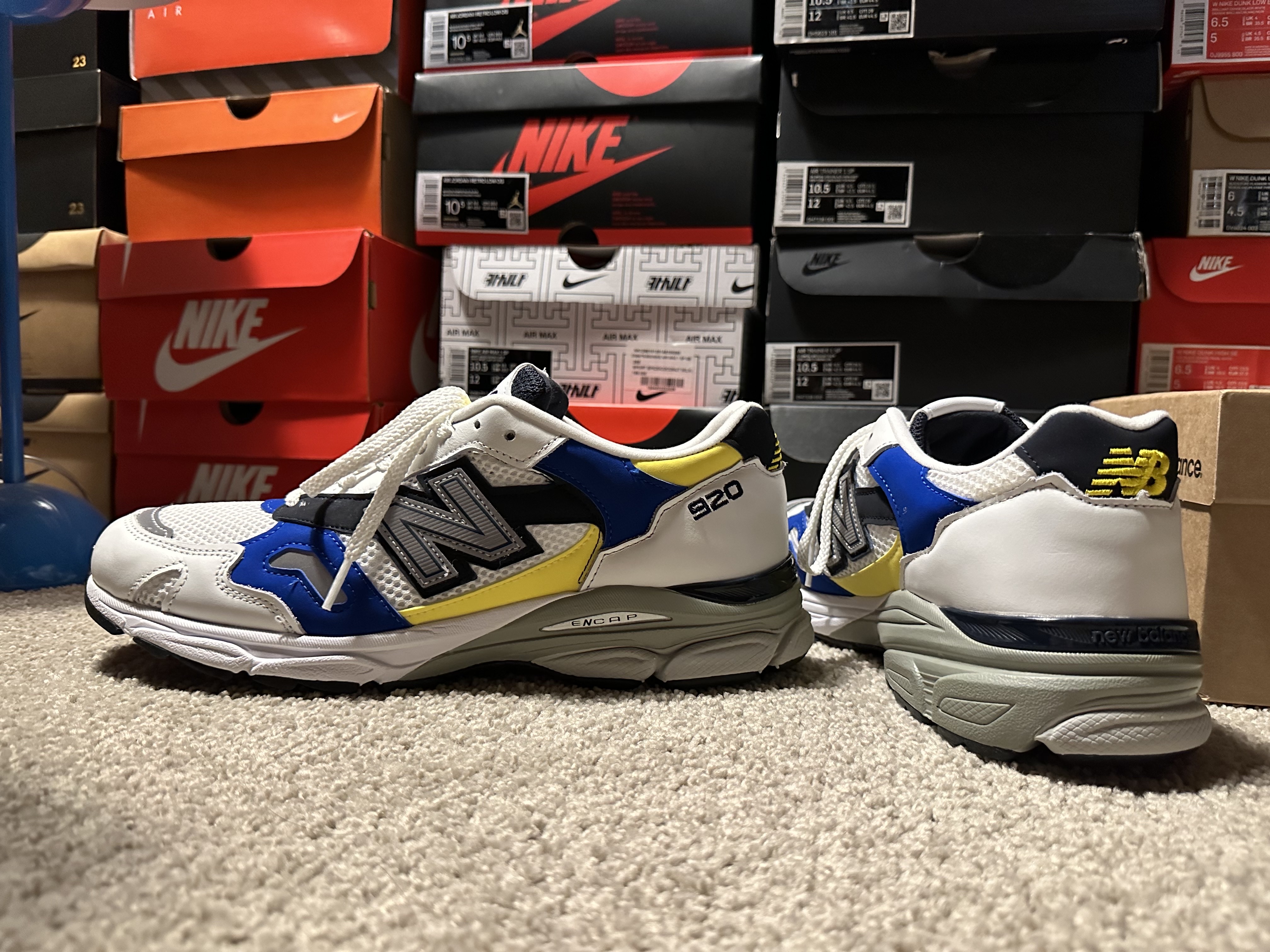 New Balance 920 Made in UK 40th Anniversary White 착용 스타일 - 5
