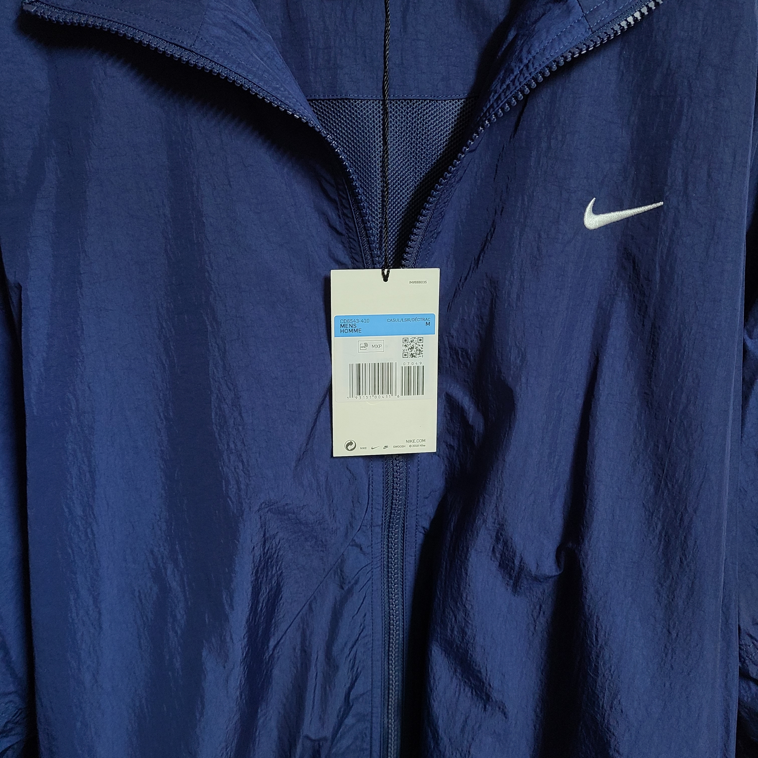 Nike M NRG Track Jacket Navy 착용 스타일