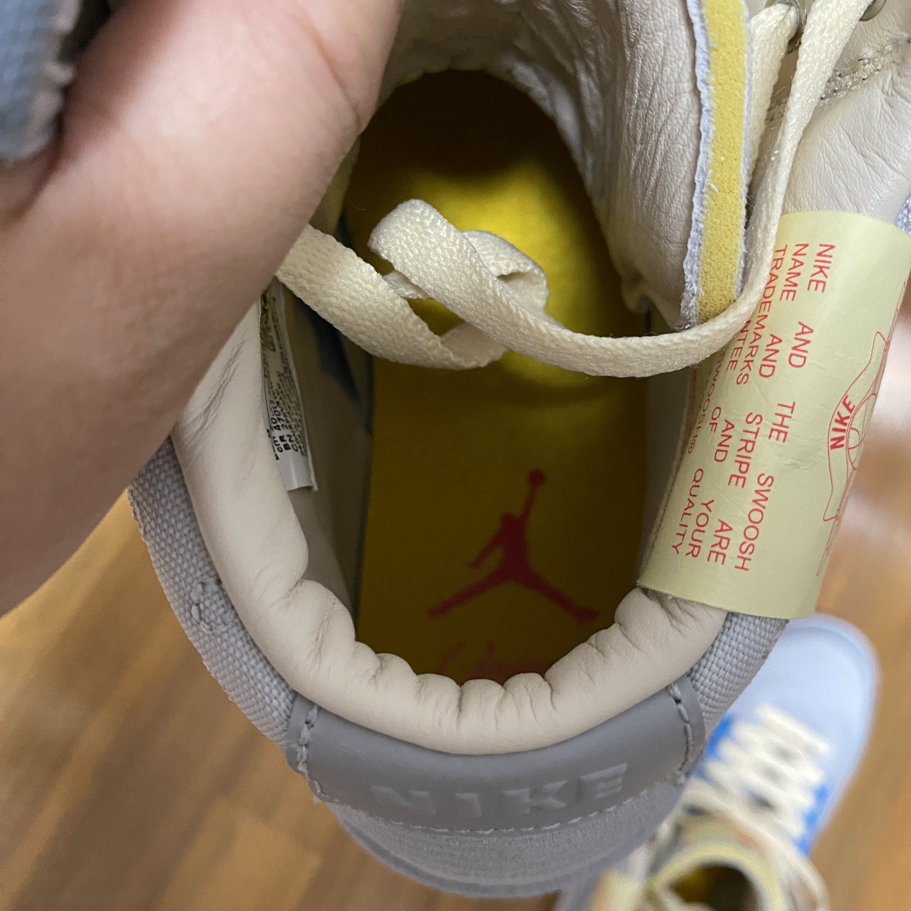 Jordan 2 x Union Retro SP Grey Fog 착용 스타일 - 5
