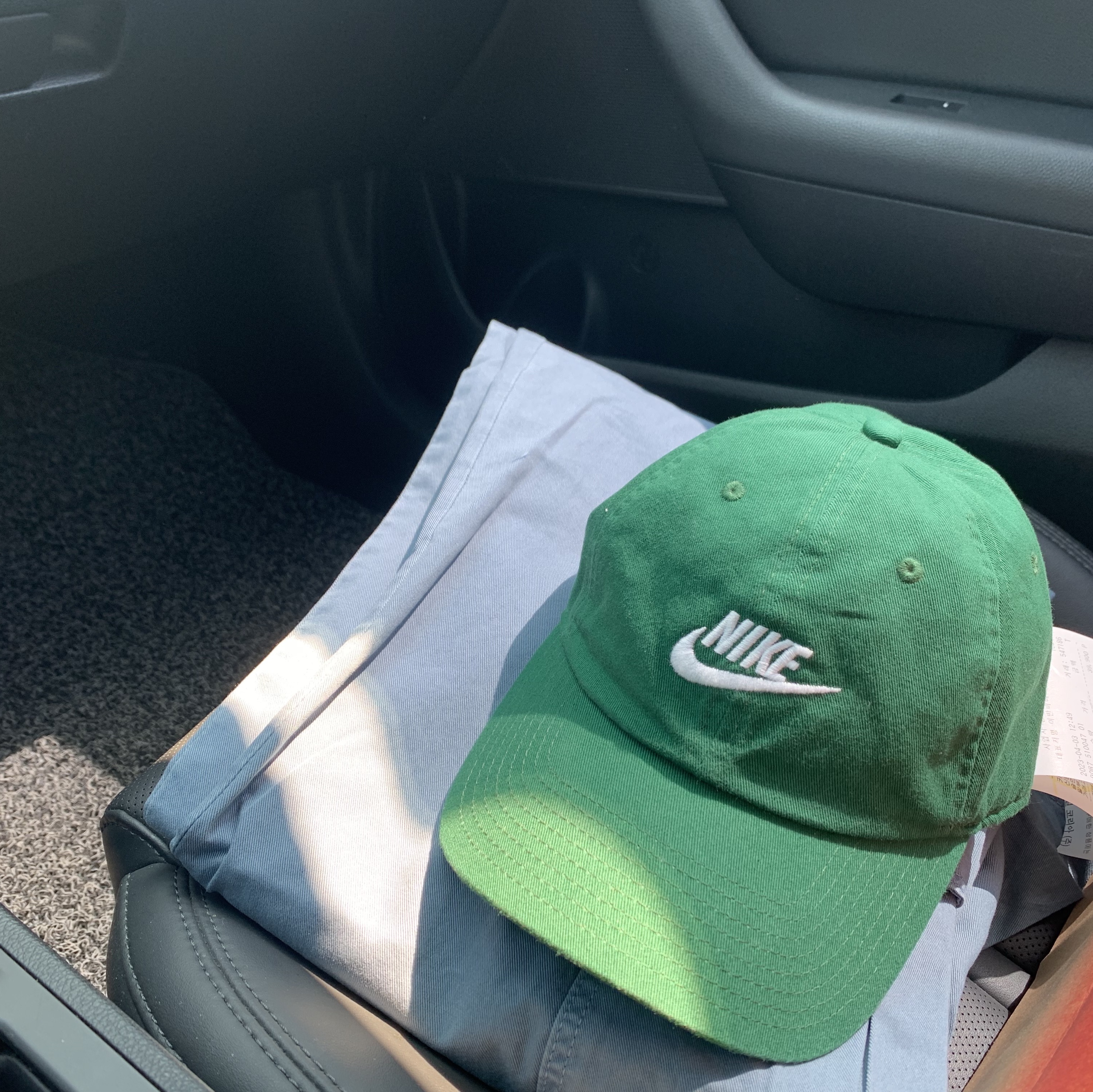Nike Heritage 86 Futura Washed Cap Gorge Green 착용 스타일