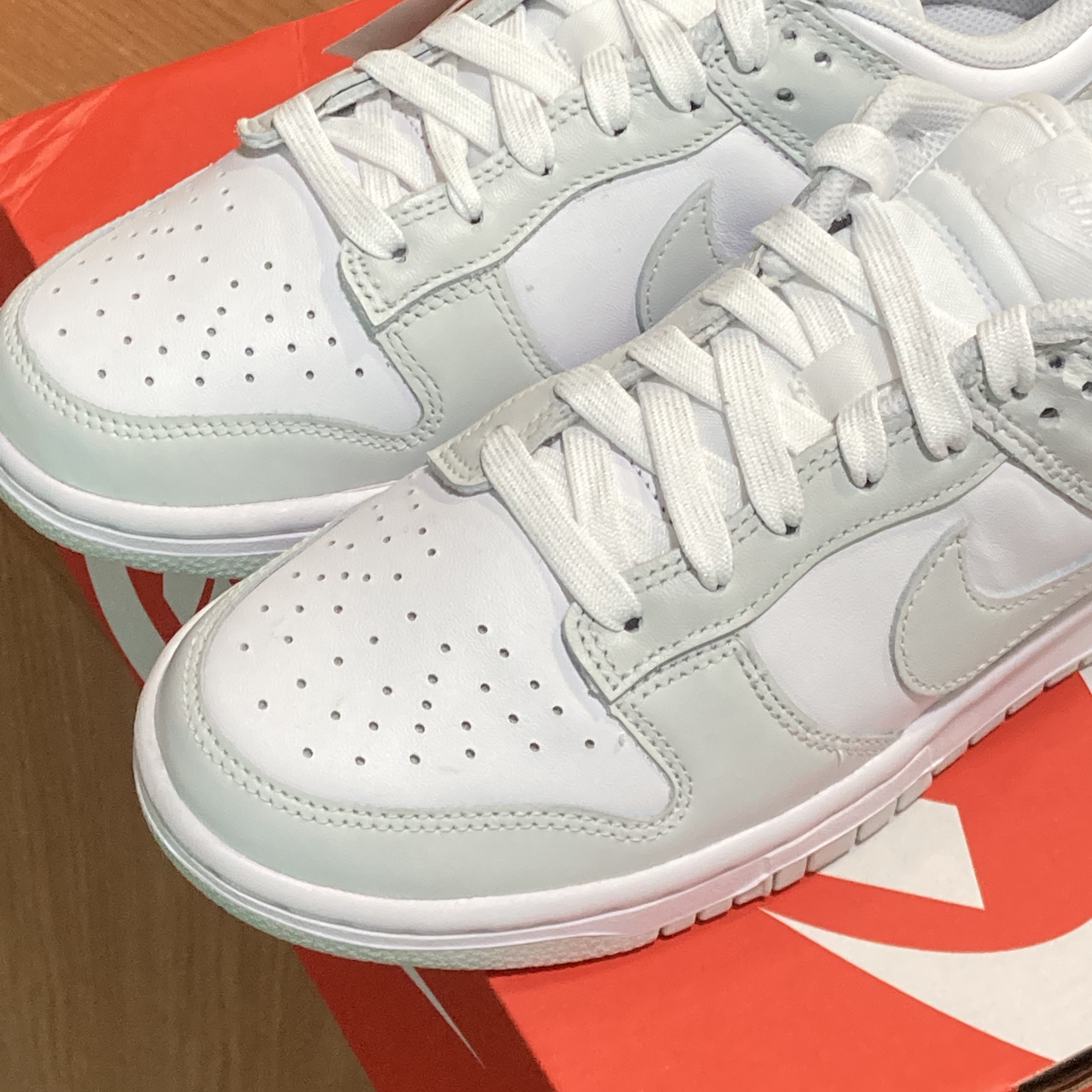 (W) Nike Dunk Low Photon Dust 착용 스타일 - 2