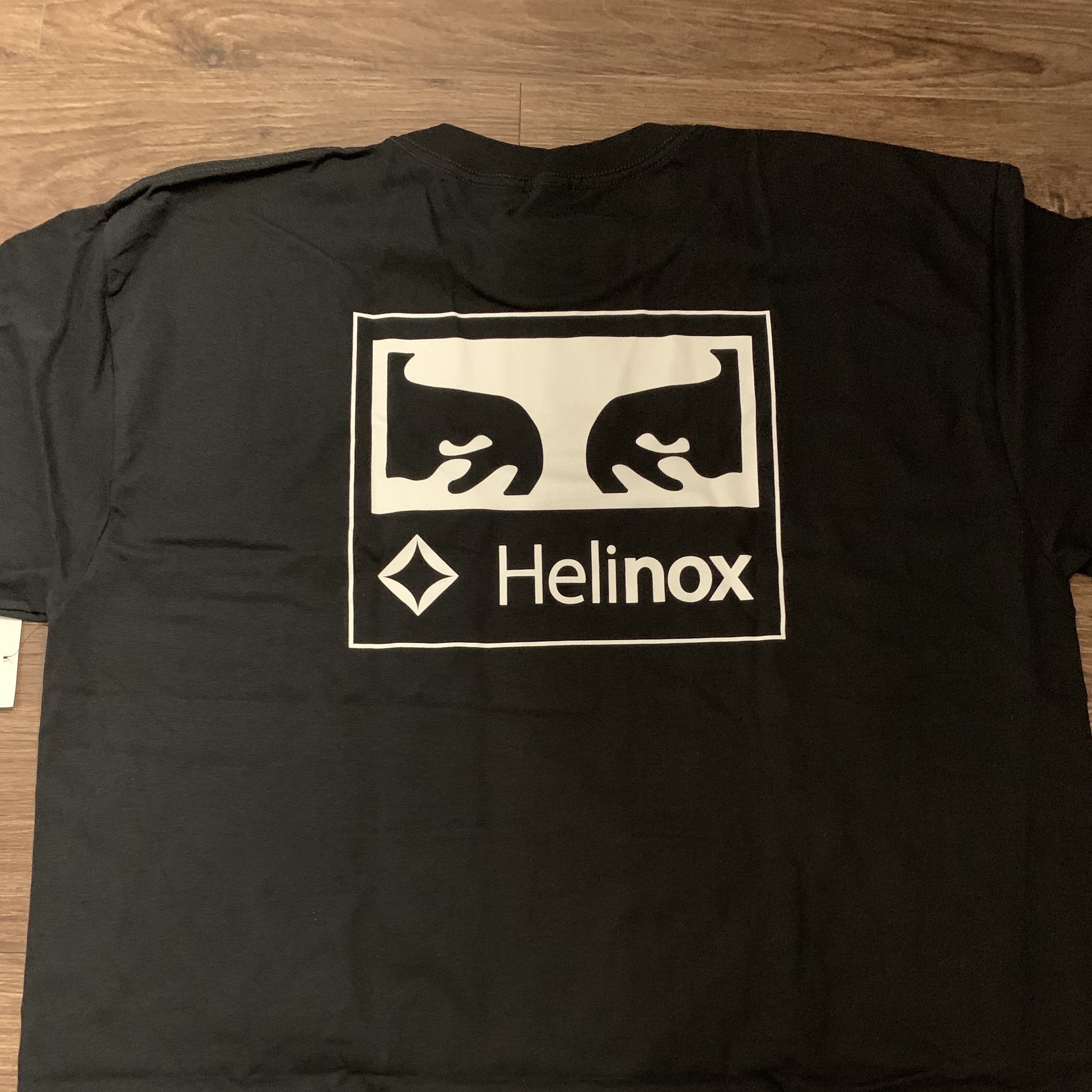 Helinox x Obey T-Shirt Black 착용 스타일